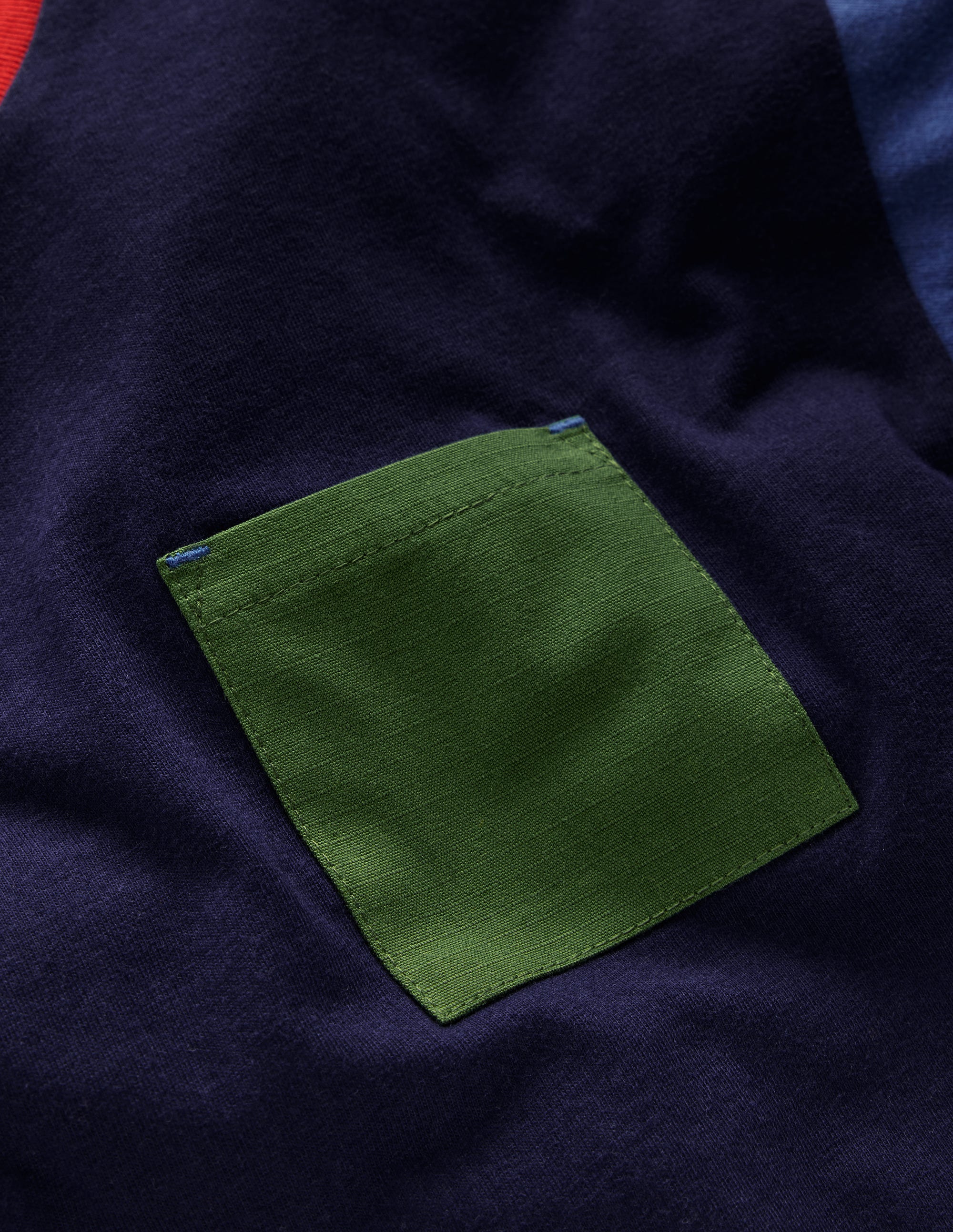 Relaxed Ripstop Pocket T-shirt-Delft/Artichoke/Medieval - Image 6