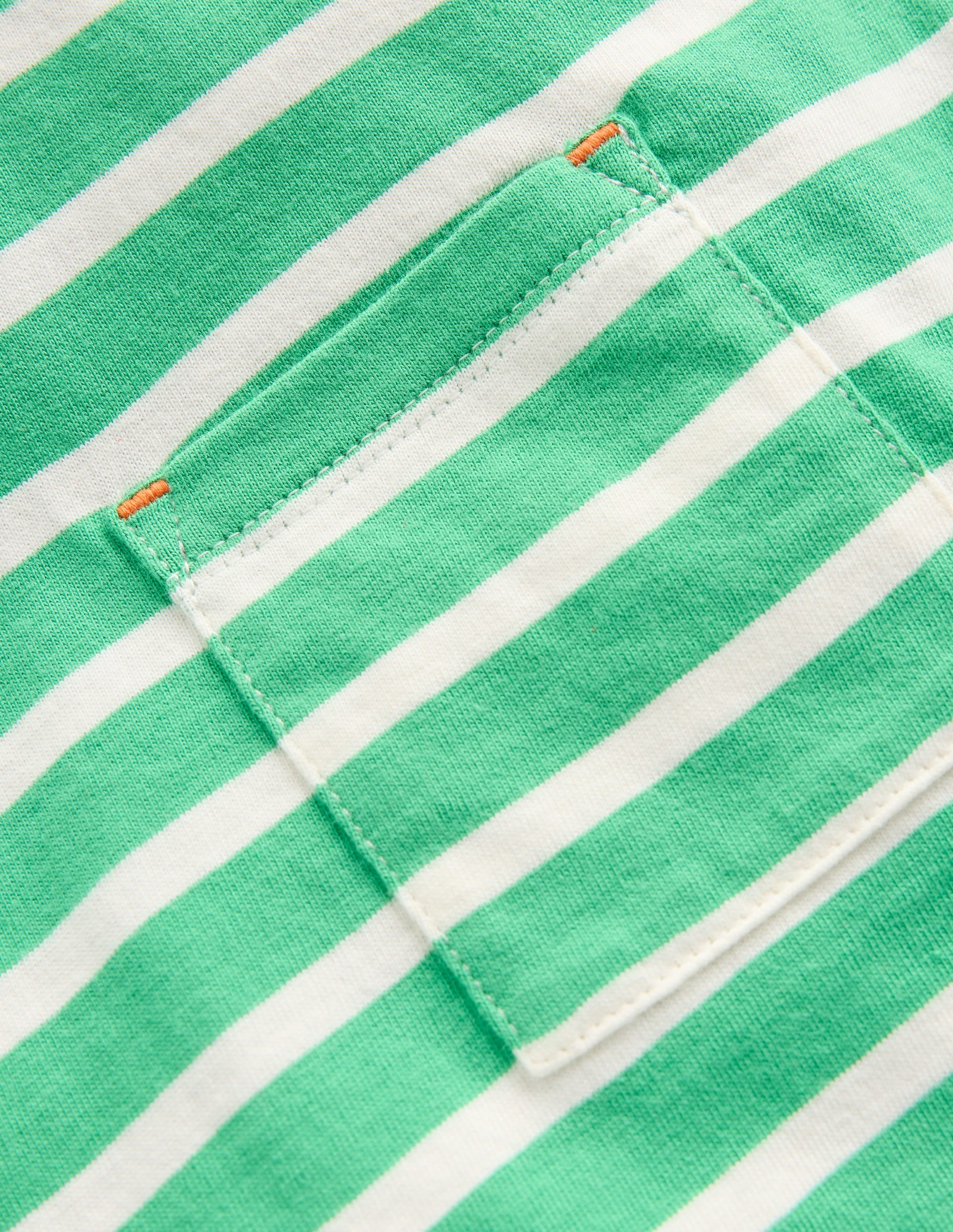 Layered Look T-shirt-Pea Green/Ivory - Image 3
