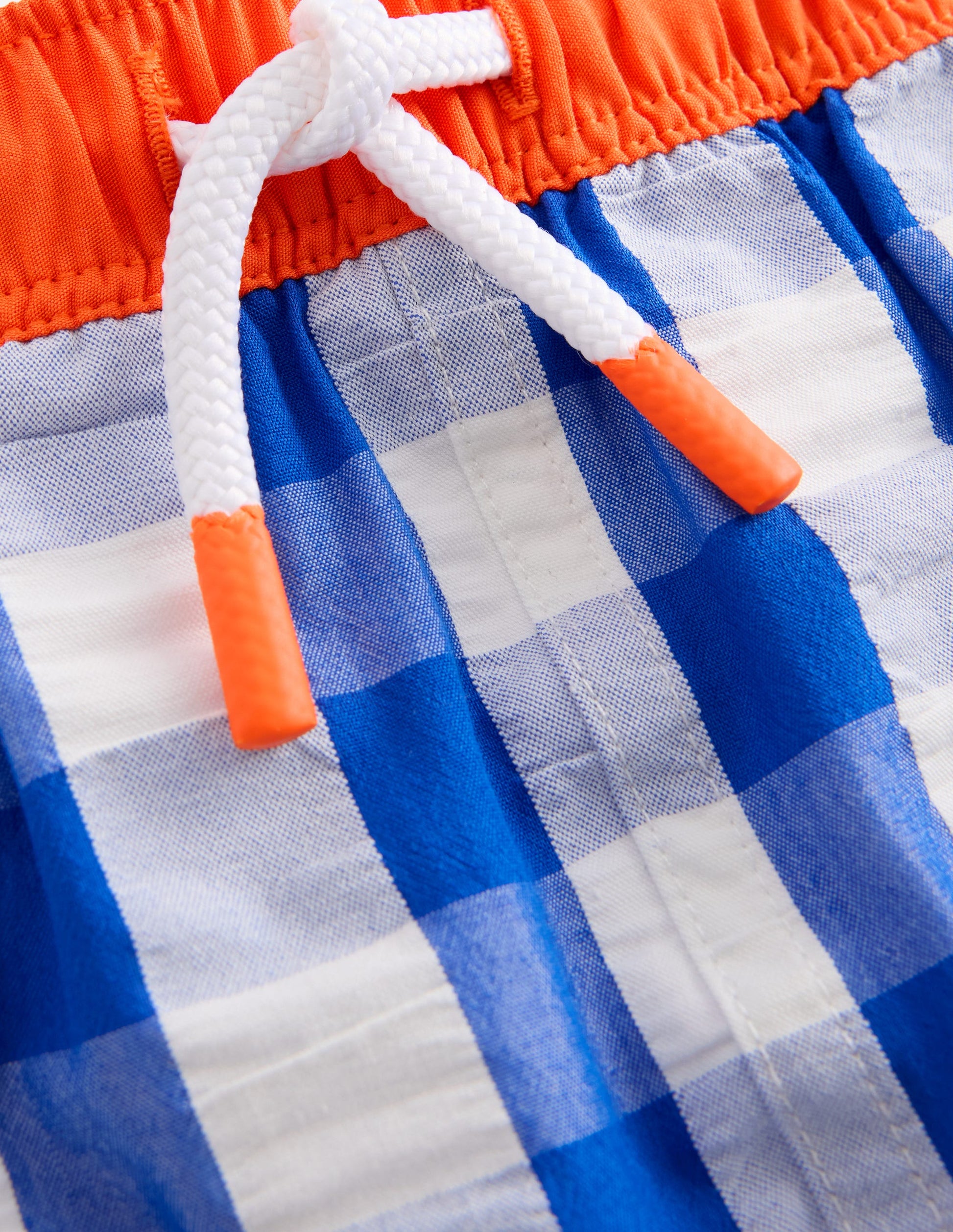 Swim Shorts-Blue Gingham-3