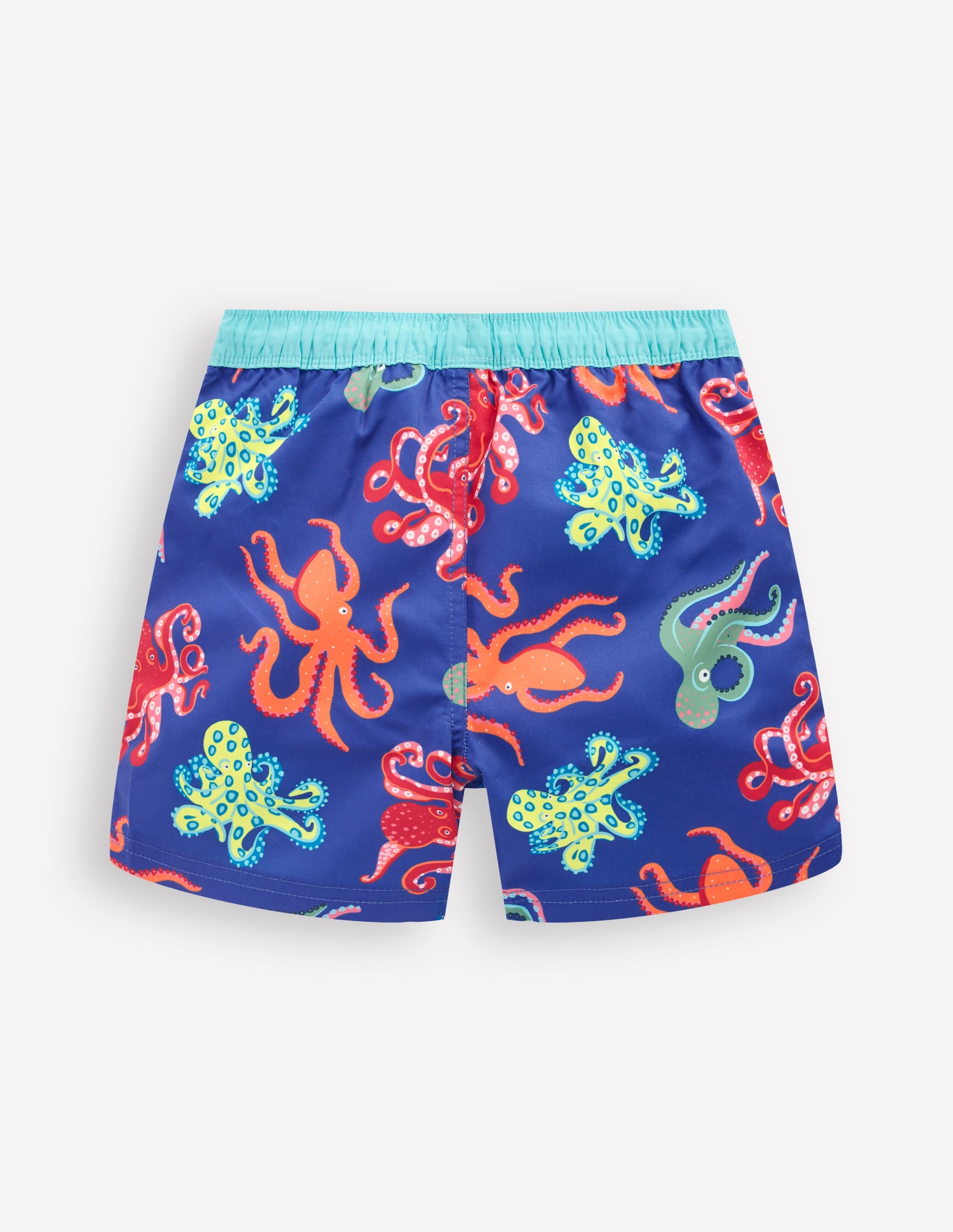 Swim Shorts-Sapphire Blue Octopus - Image 2