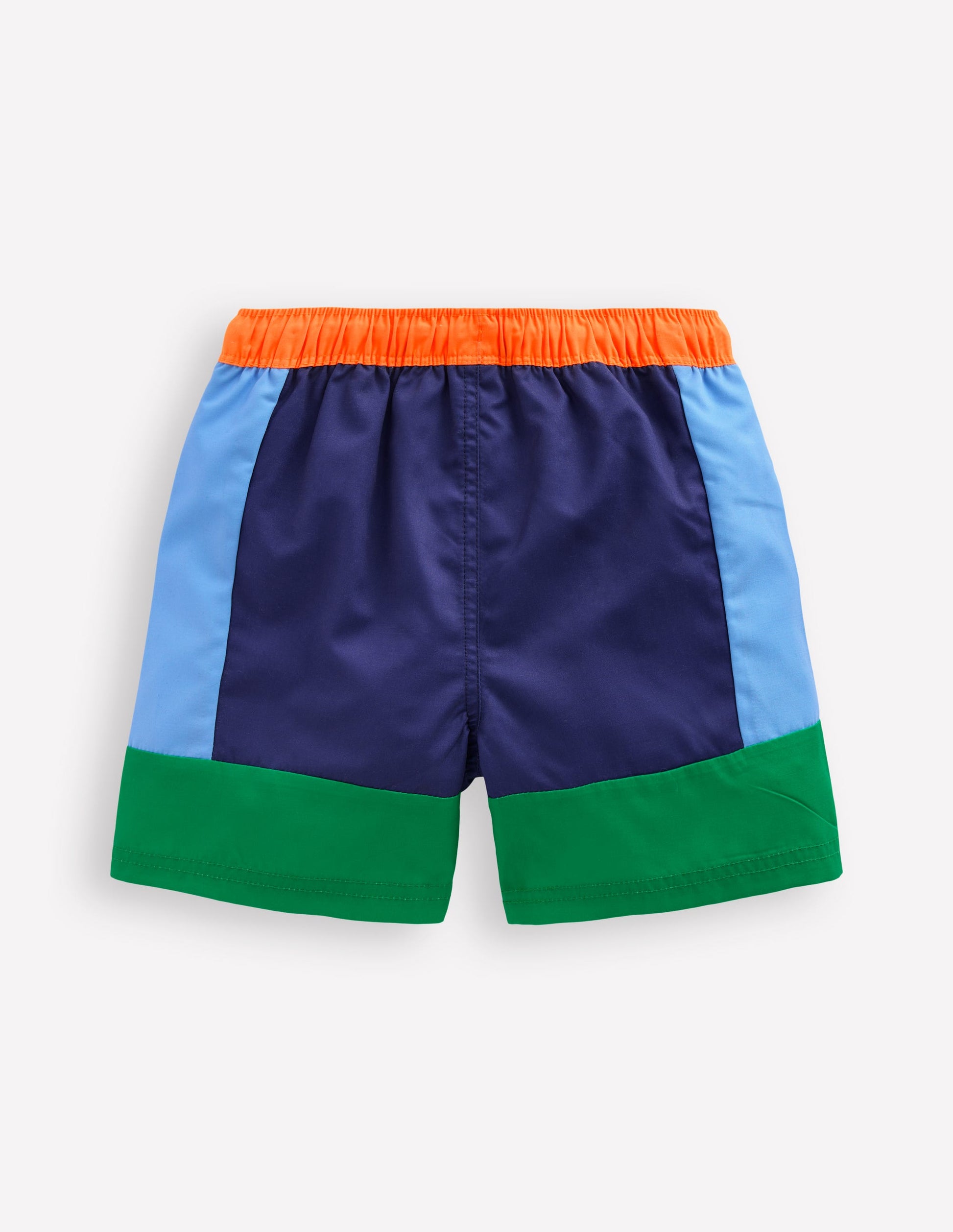 Swim Shorts-Blue and green colourblock-2