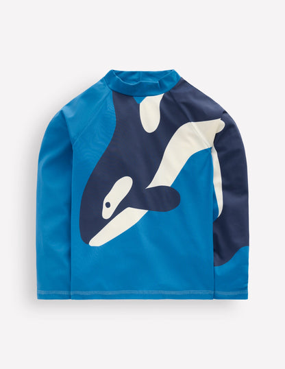 Sun Safe Fun Rash Vest-Swimming Whale-1