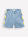 Colourblock Shorts-Blue Colourblock Side