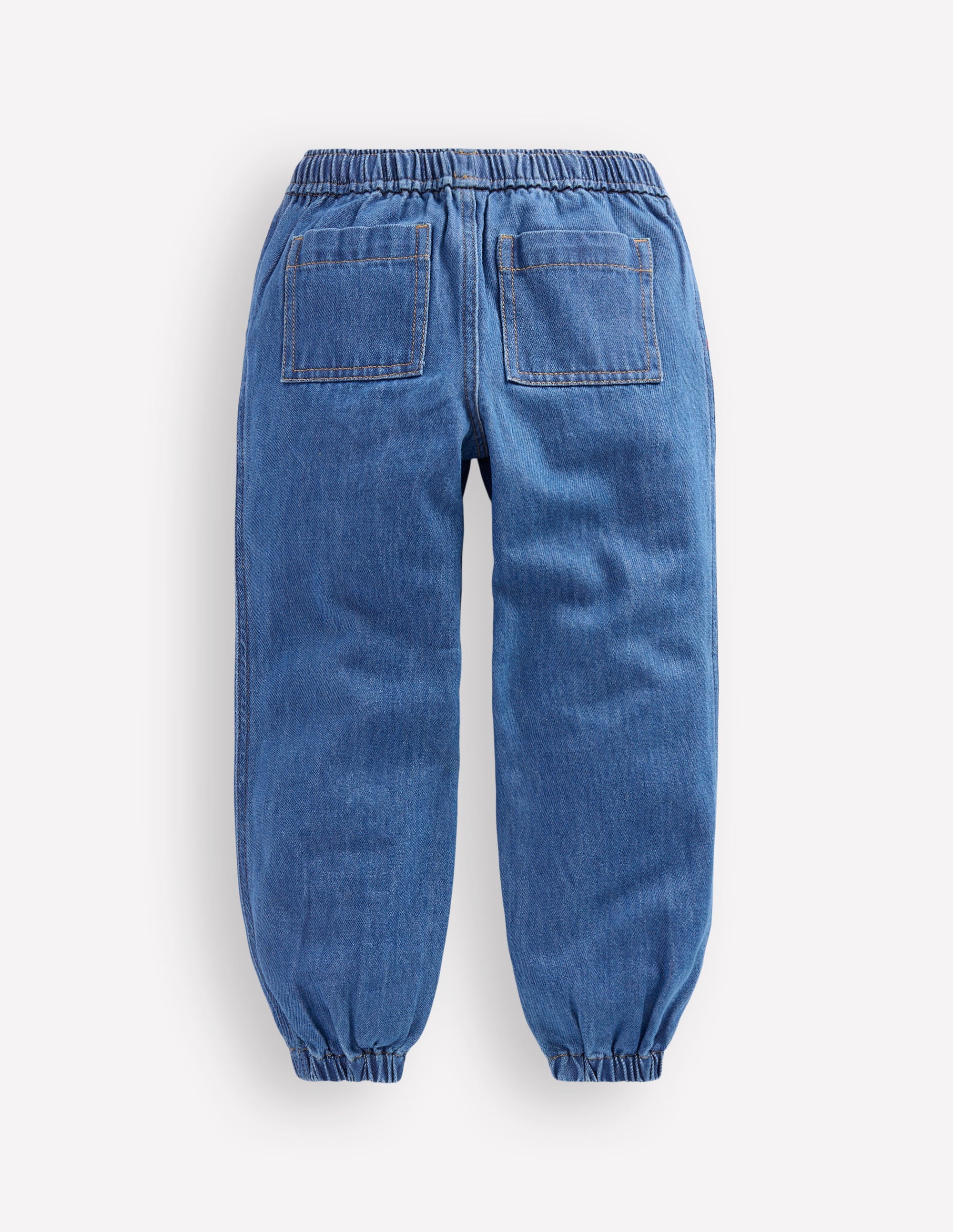 Pull-on Cuffed Jeans-Mid Vintage - Image 7