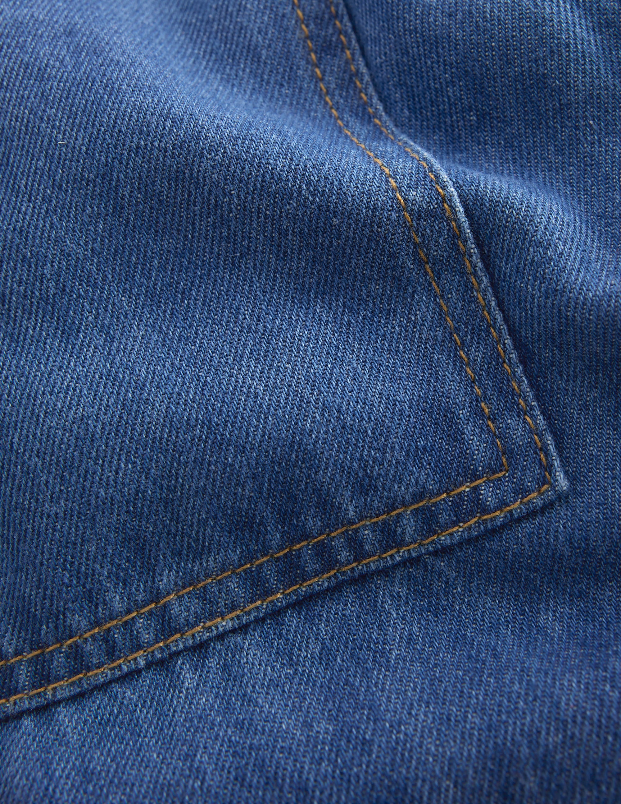 Pull-on Cuffed Jeans-Mid Vintage - Image 8