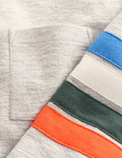 Relaxed Mid-weight T-shirt-Grey Marl-3