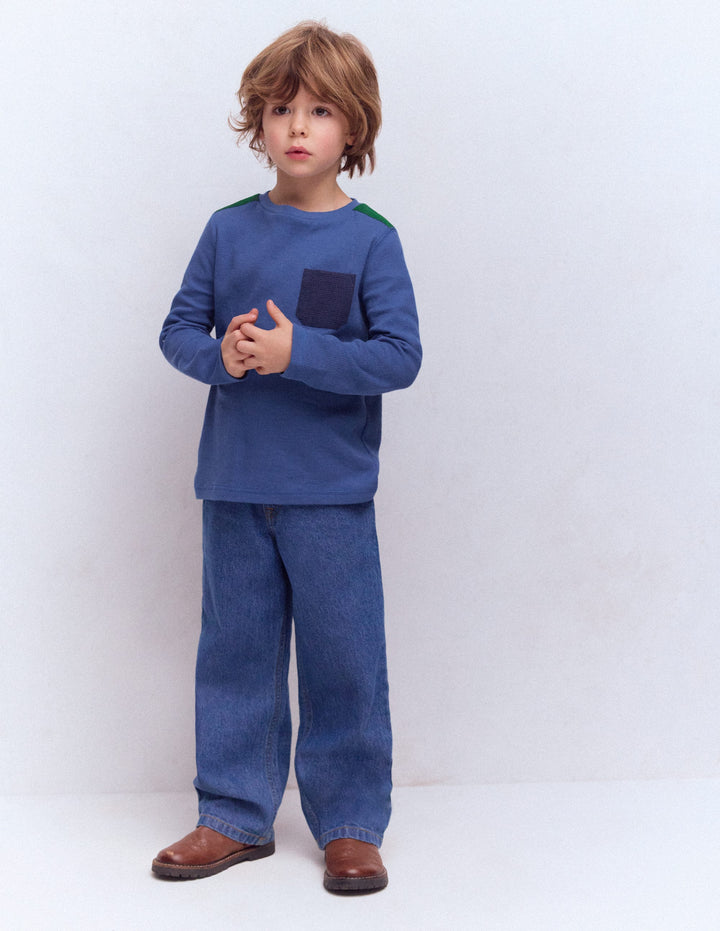 Waffle T-shirt-Regatta Colourblock