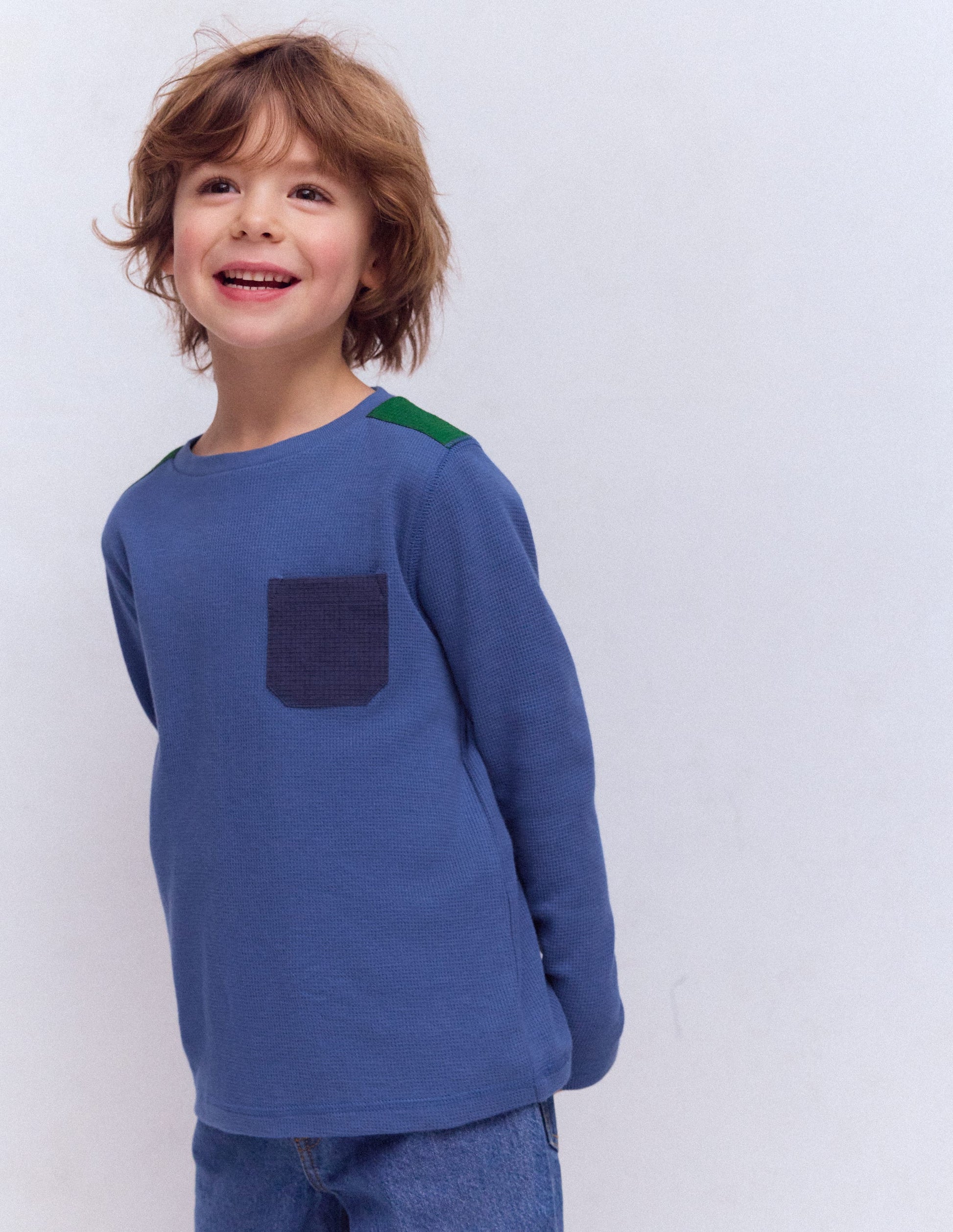 Waffle T-shirt-Regatta Colourblock-3