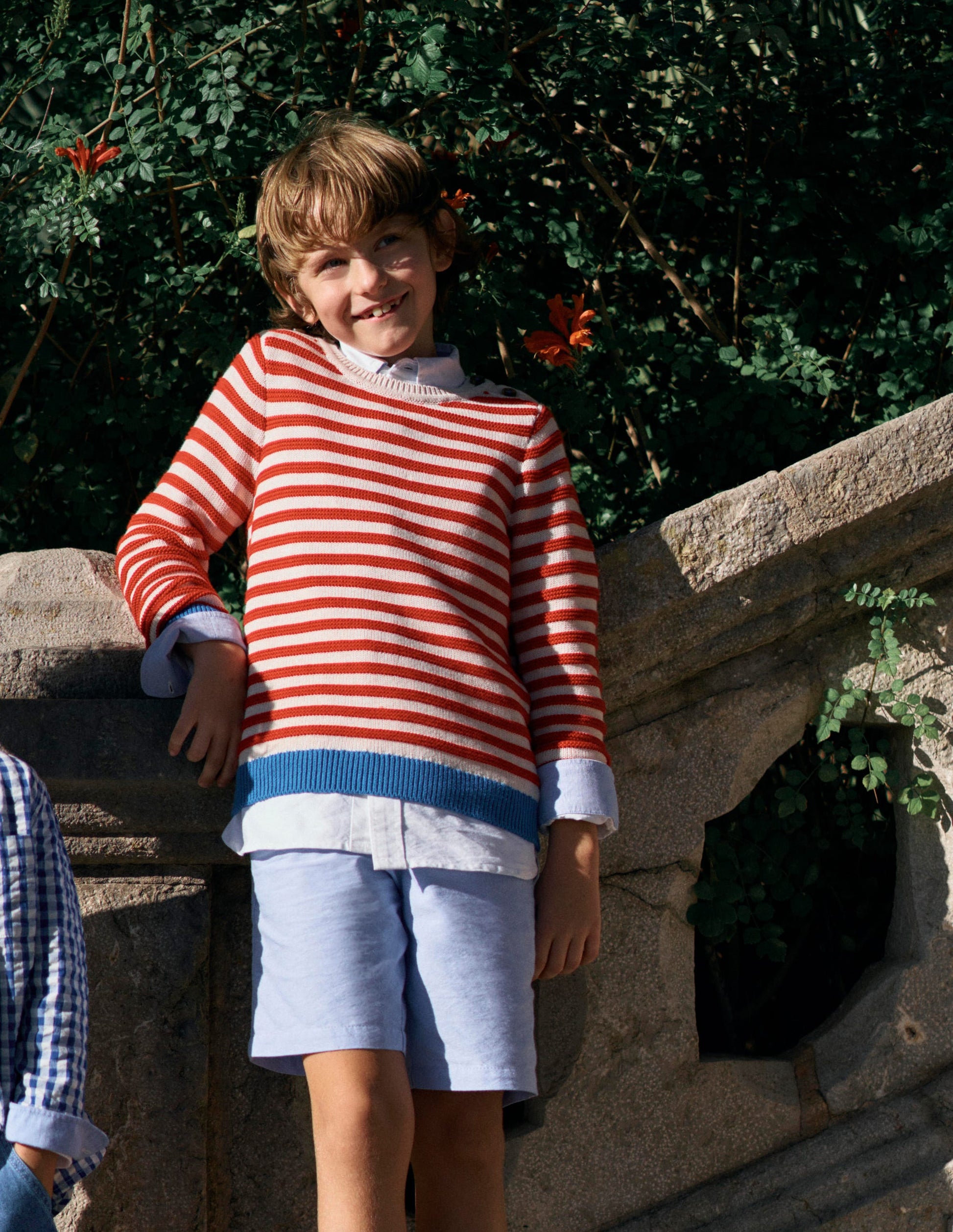 Classic Chino Shorts-Blue Oxford-5