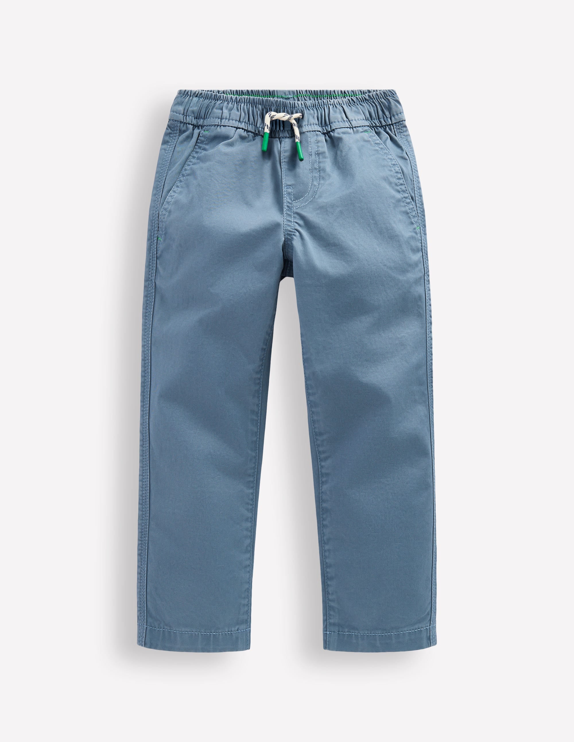 Slim Pull-on Trousers-Bering sea - Image 4