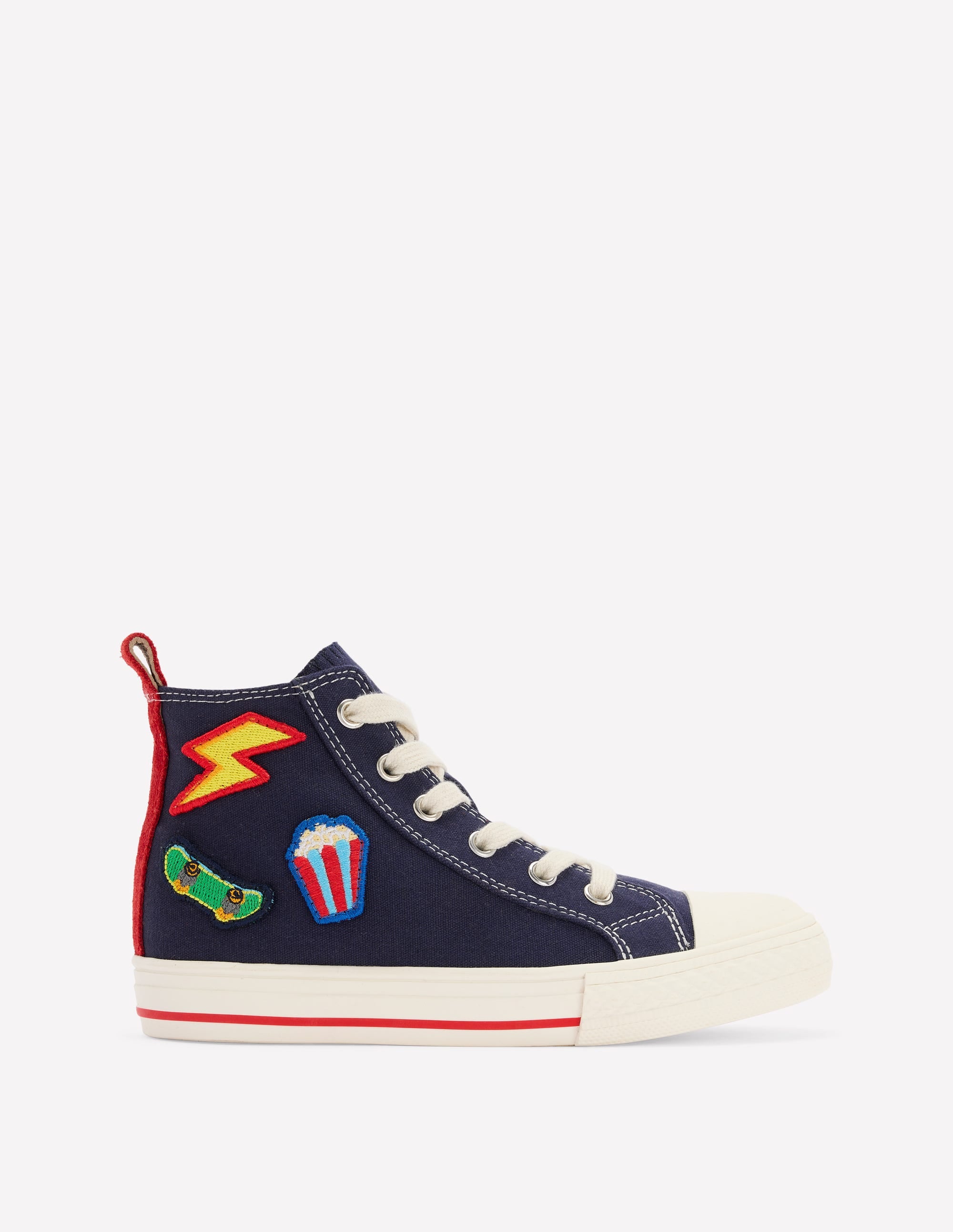 Canvas High Tops-Novelty Patches - Image 1