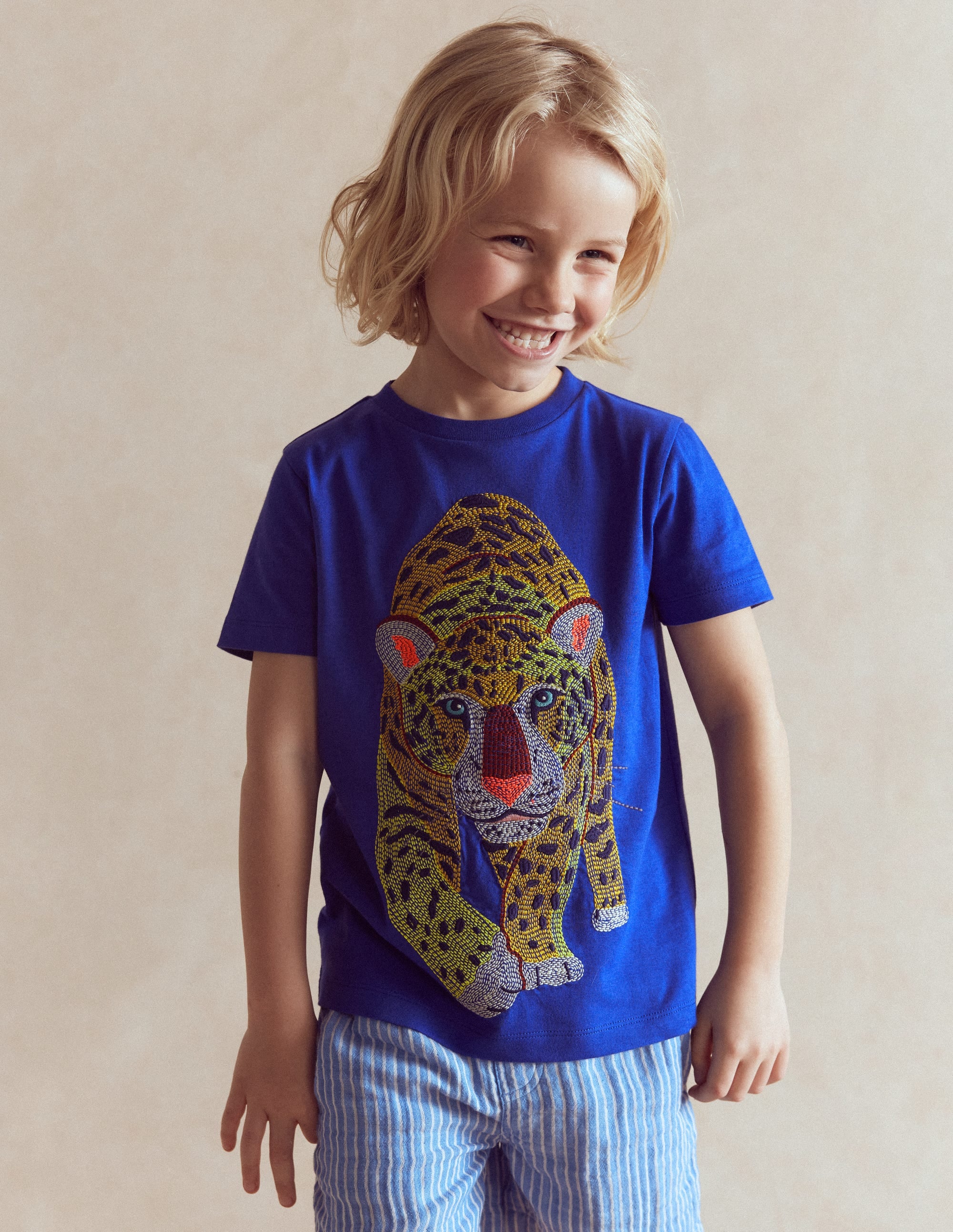 Superstitch T-Shirt-Surf the Web Leopard - Image 1