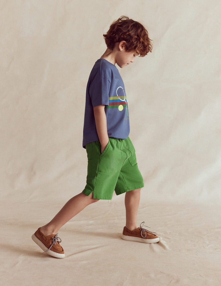 Garment Dye Sweatshorts-Mint Green