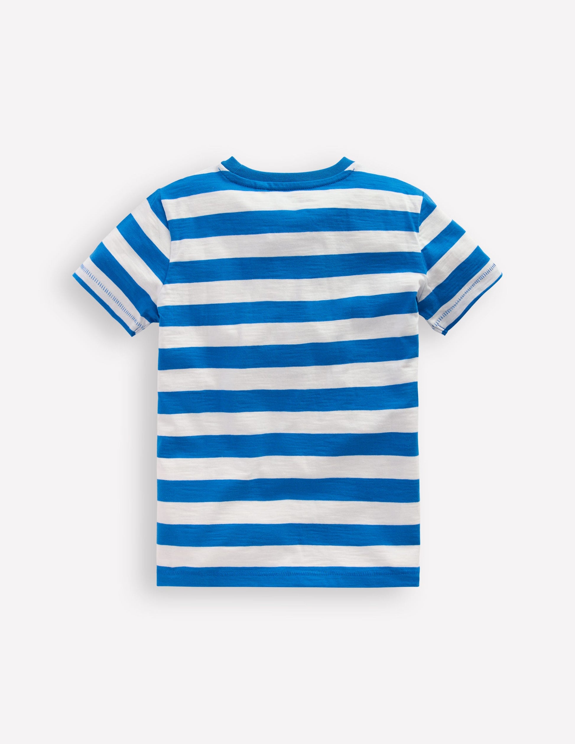 Everyday Short Sleeve T-Shirt-Kingfisher Blue/ Soft Ivory-2