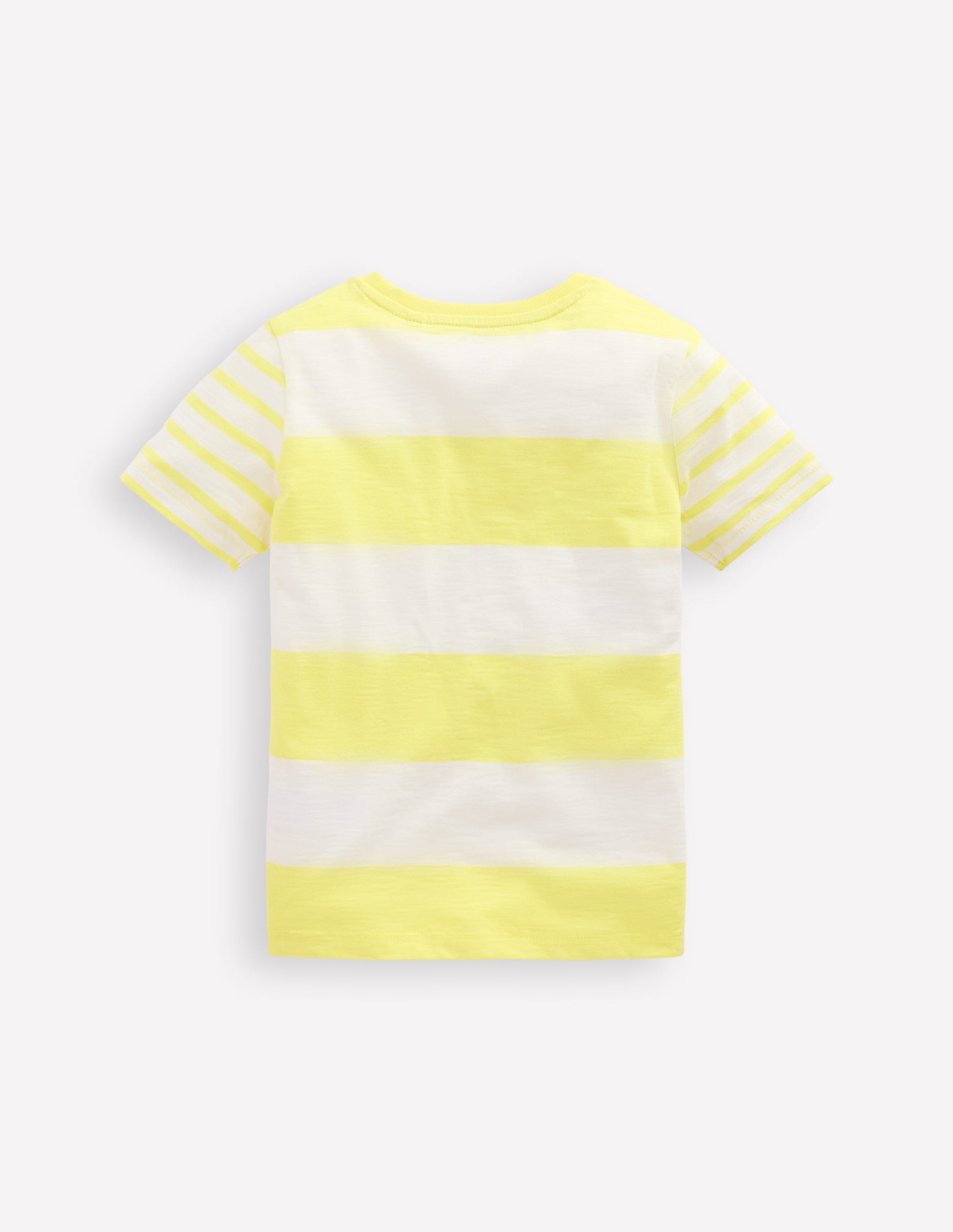 Everyday Short Sleeve T-Shirt-Yellow Hotch sleeve-2