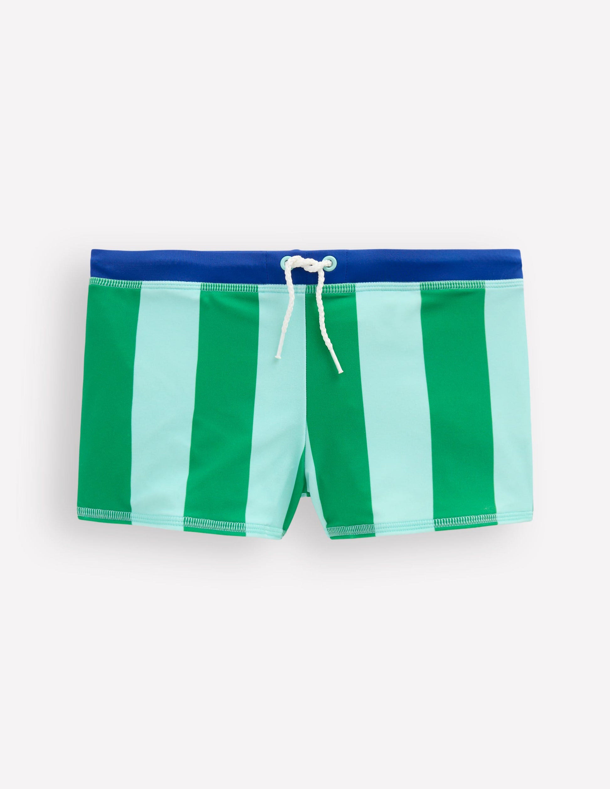 Swim Trunks-Blue/ Green Stripe-2