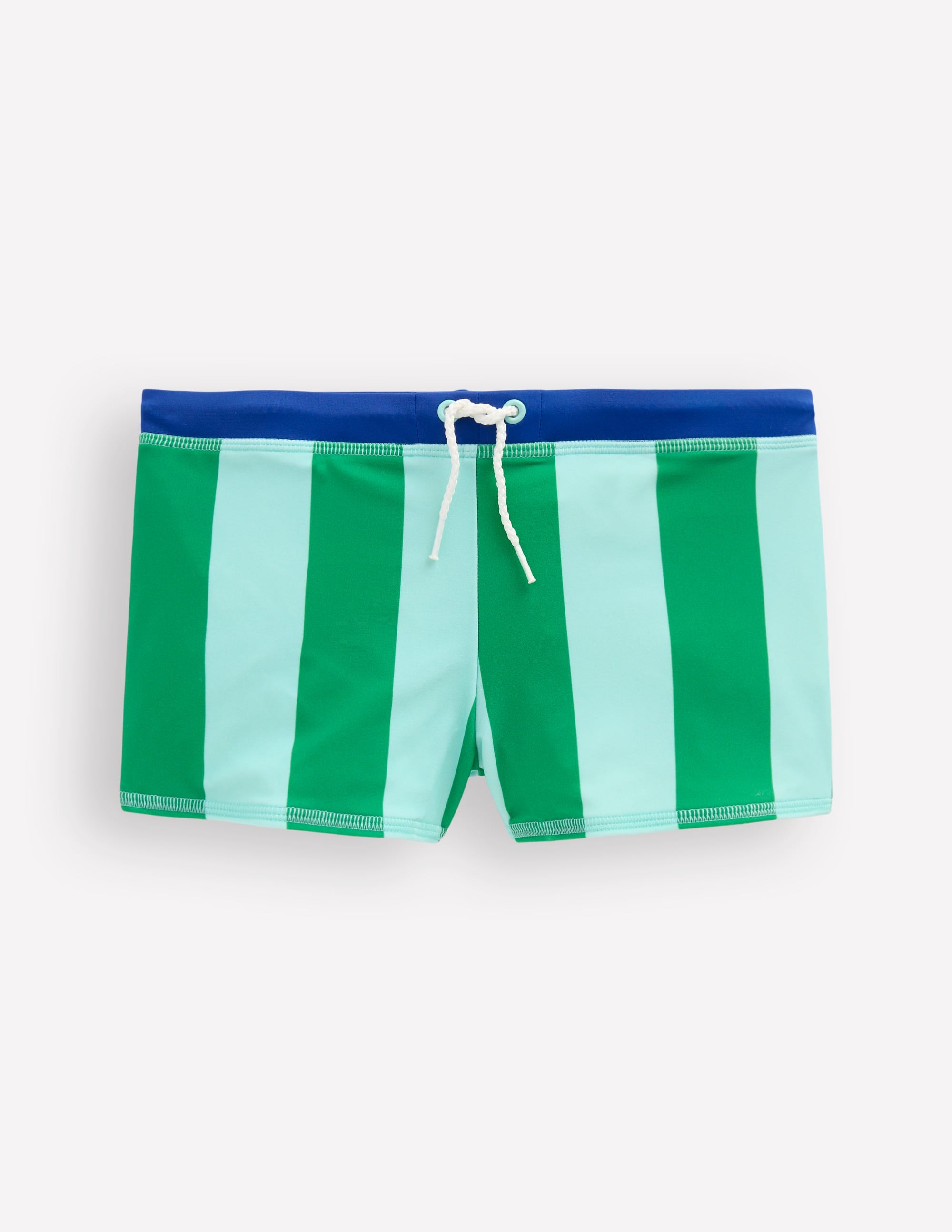 Swim Trunks-Blue/ Green Stripe - Image 1