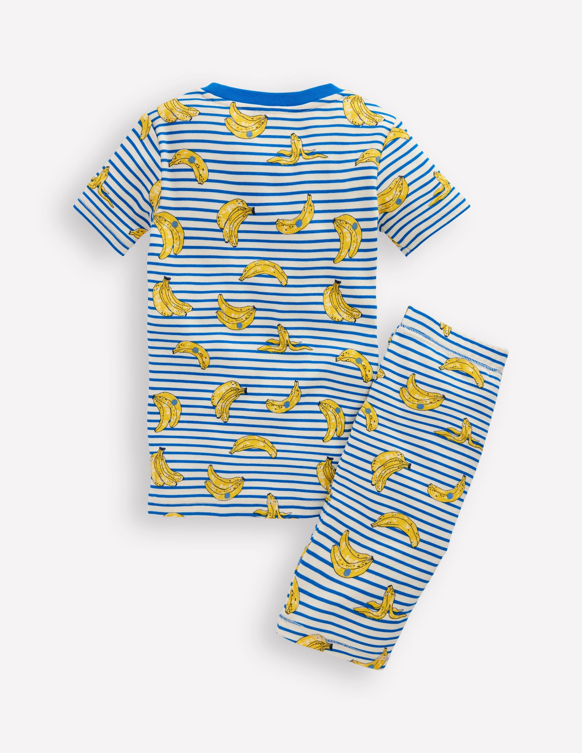 Snug Short John Pyjamas-Multi Banana Stripe - Image 2
