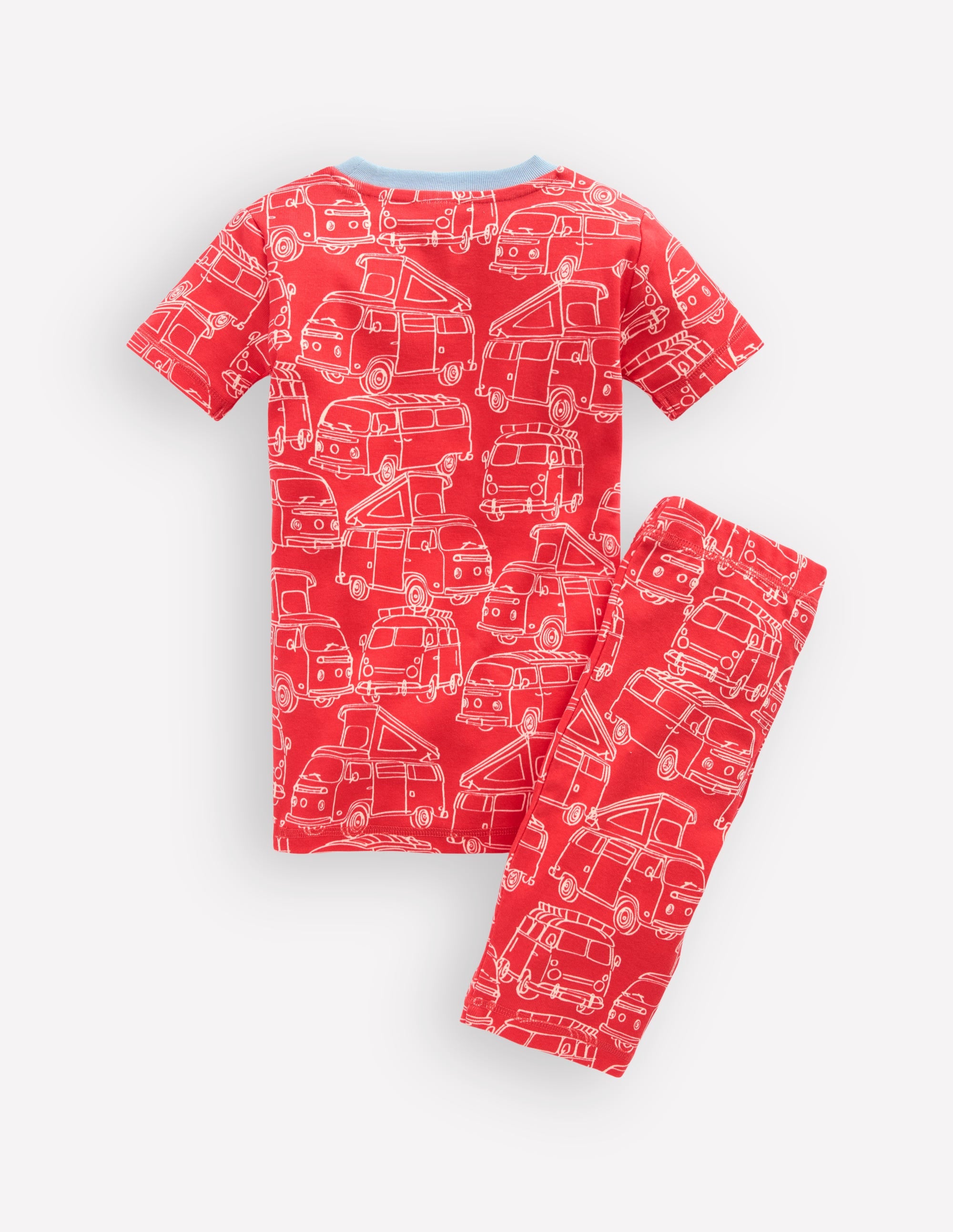 Snug Short John Glow Pyjamas-Red Van - Image 2