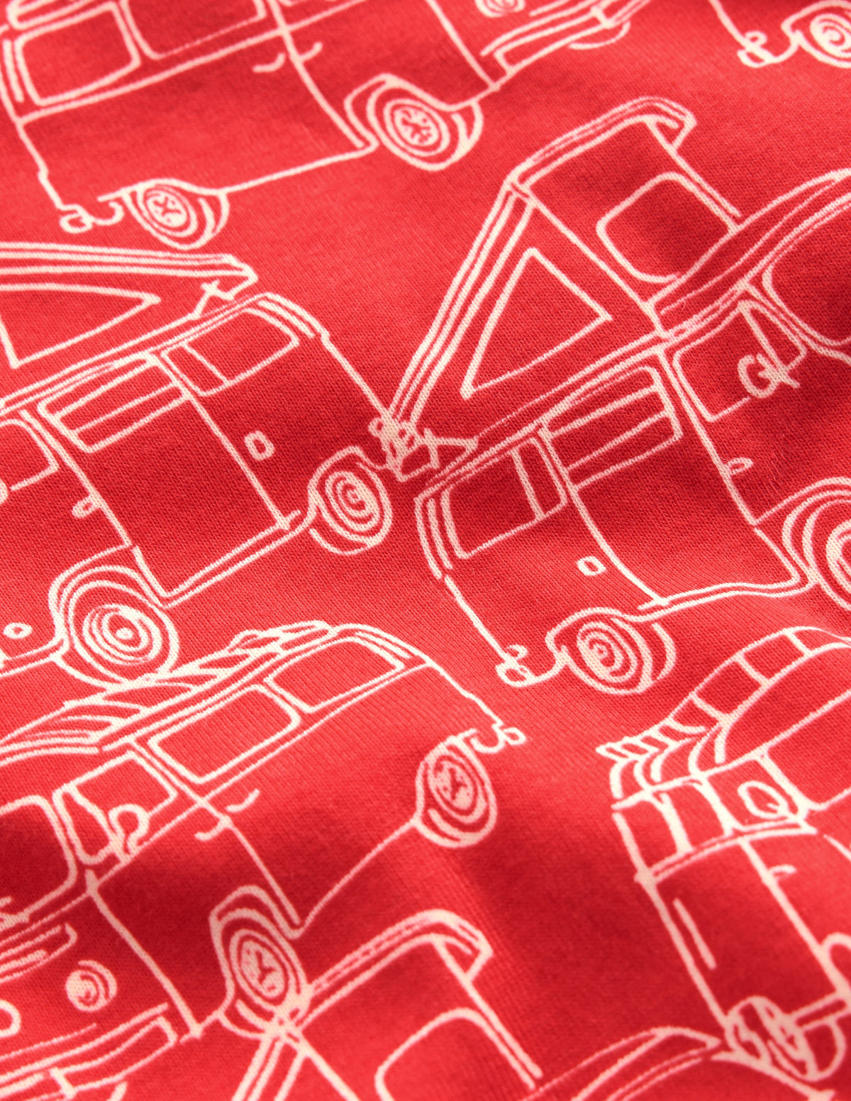 Snug Short John Glow Pyjamas-Red Van - Image 3