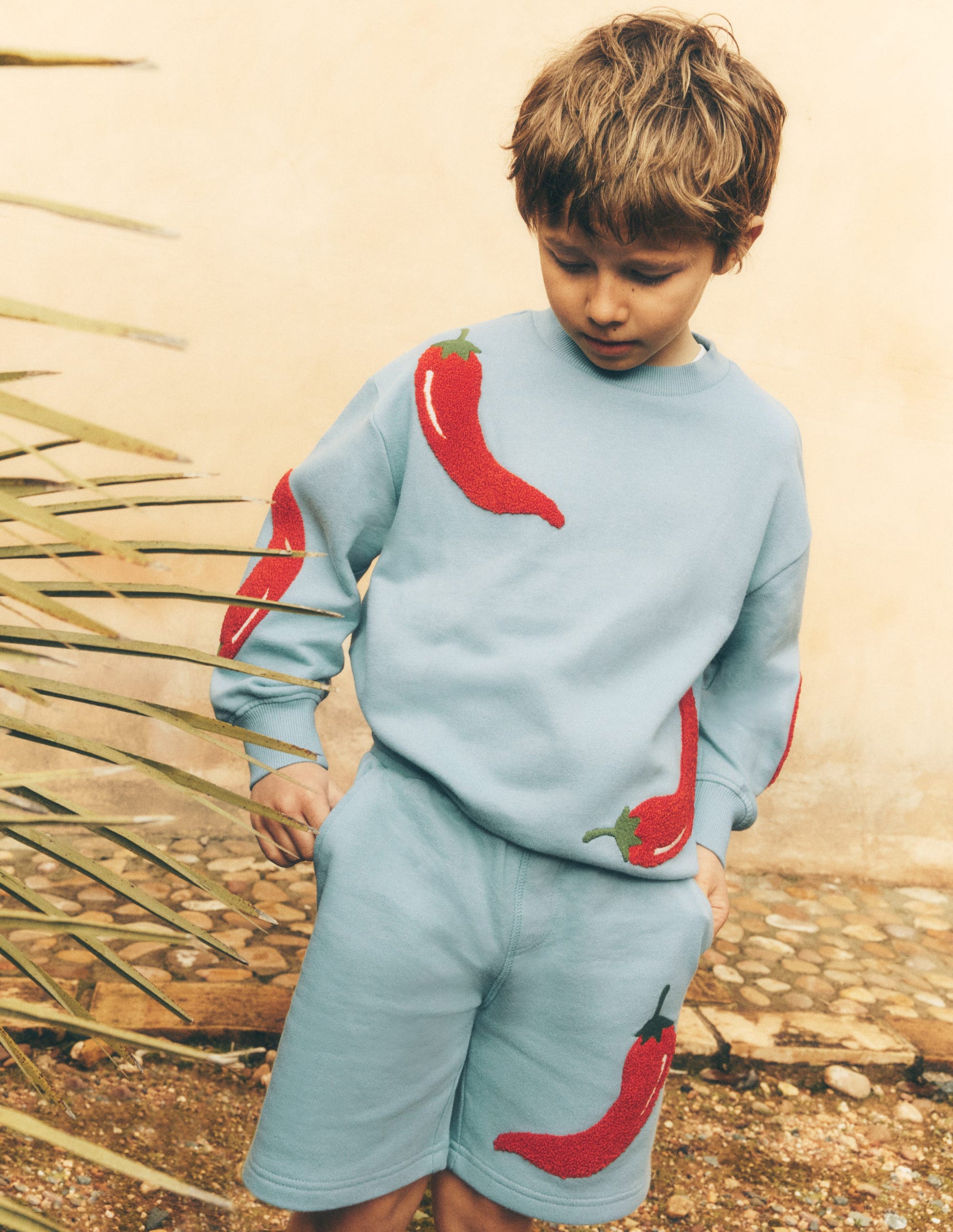 Fun Sweatshorts-Seamist Blue Chillies-4