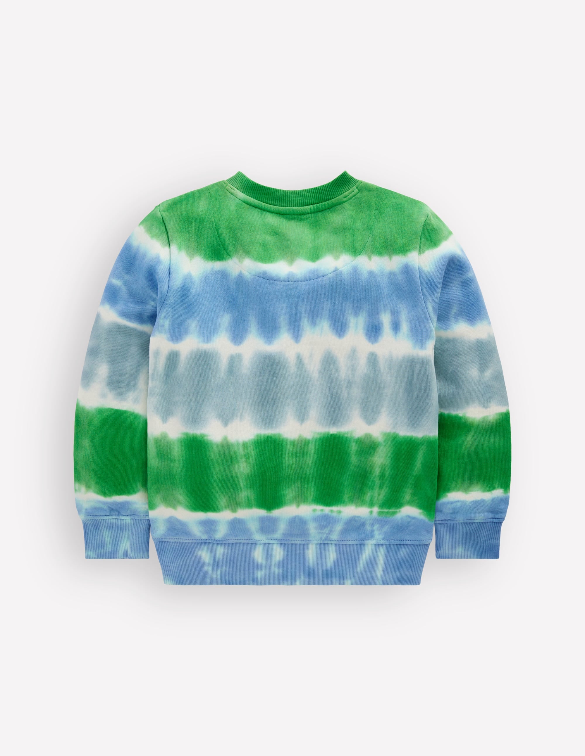 Tie Dye Sweatshirt-Green / Blue - Image 3