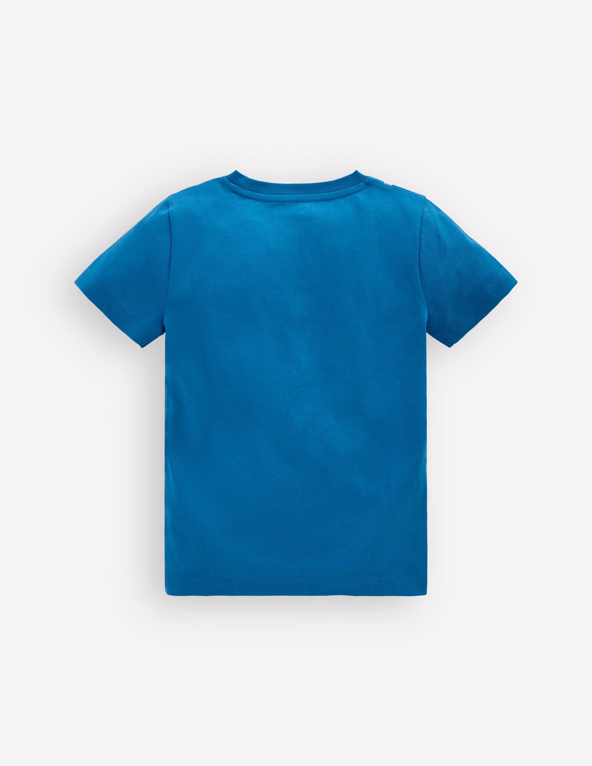 Linear Stitch T-shirt-Brilliant Blue Snorkel-2