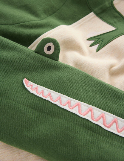 3D Animal Sweatshirt-CROC-4