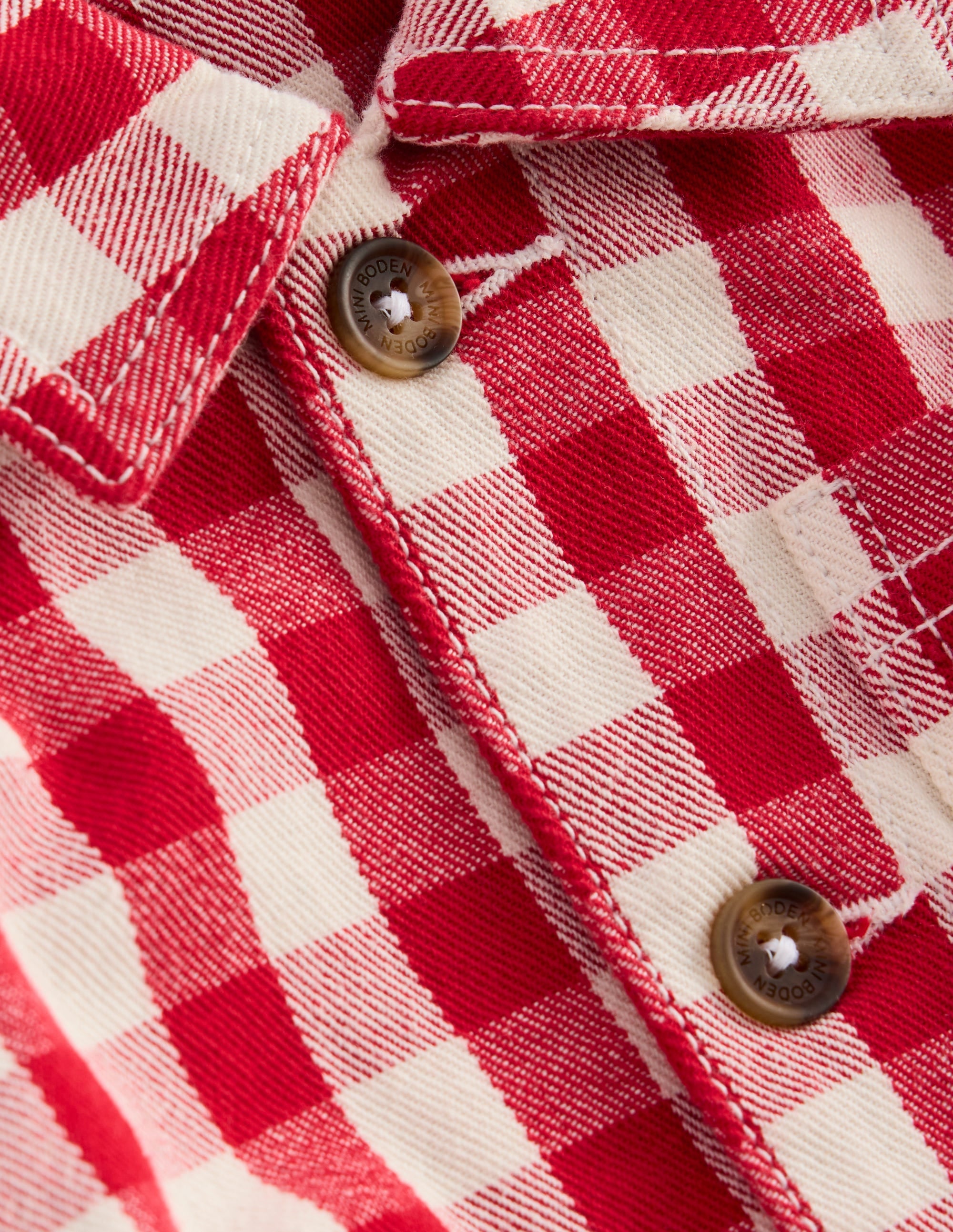 Twill Jacket-Red Gingham - Image 4