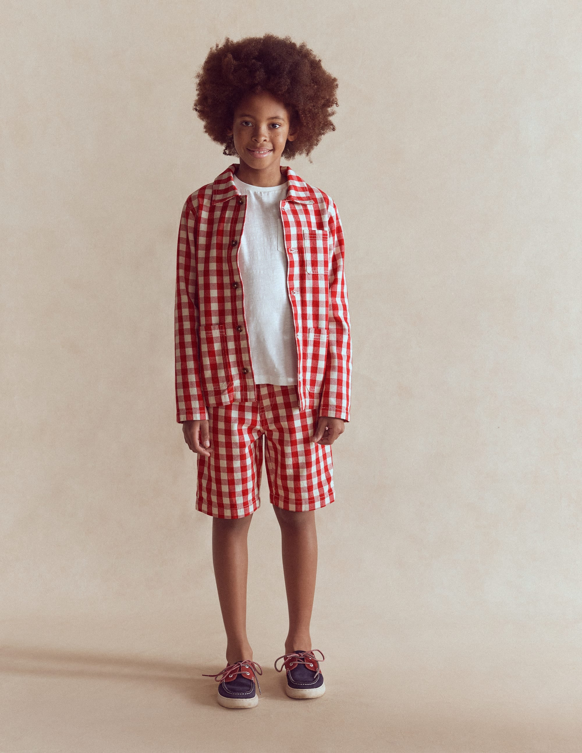 Twill Jacket-Red Gingham - Image 1