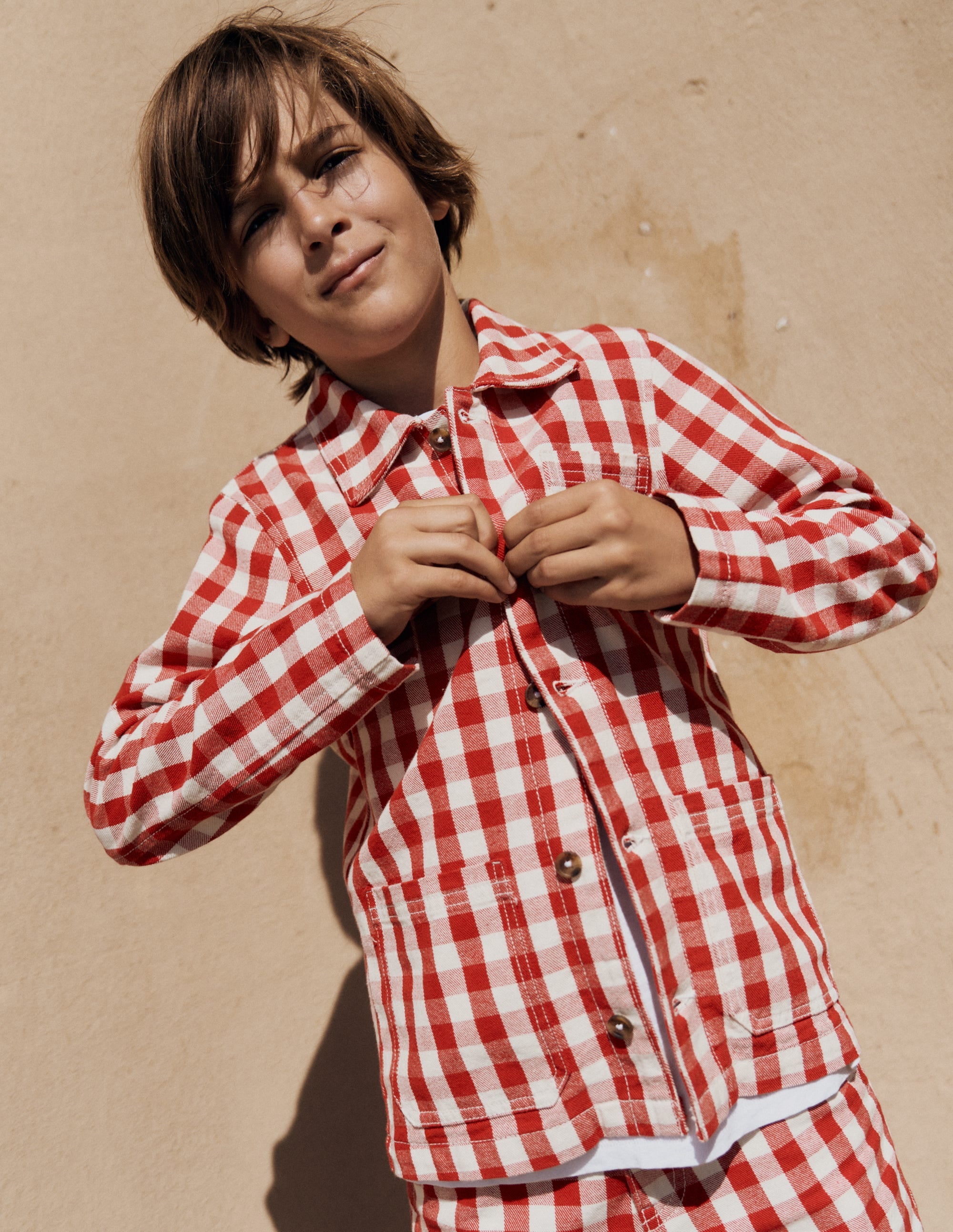 Twill Jacket-Red Gingham - Image 5