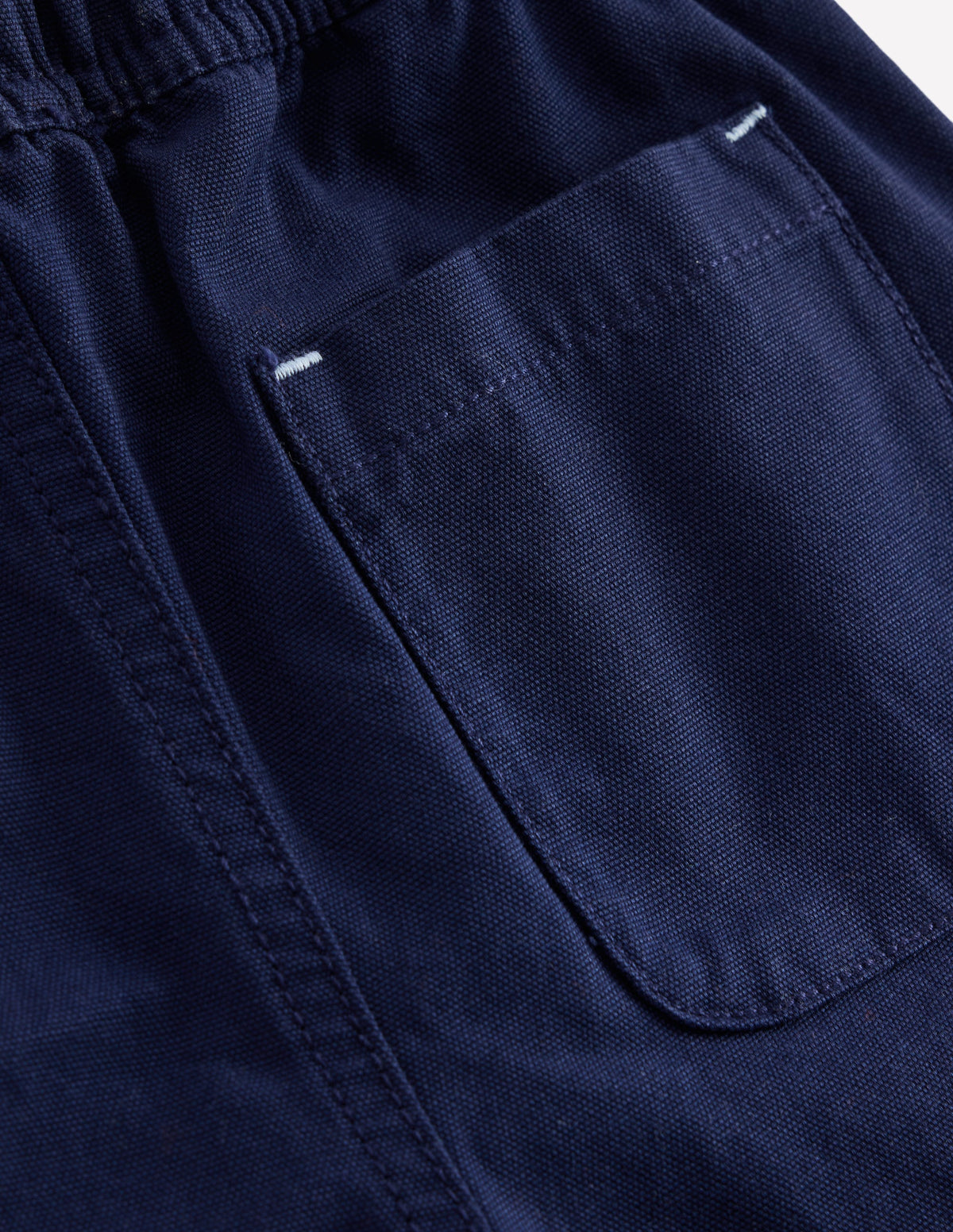 Pull-on Relaxed Trousers-Medieval Blue - Image 4