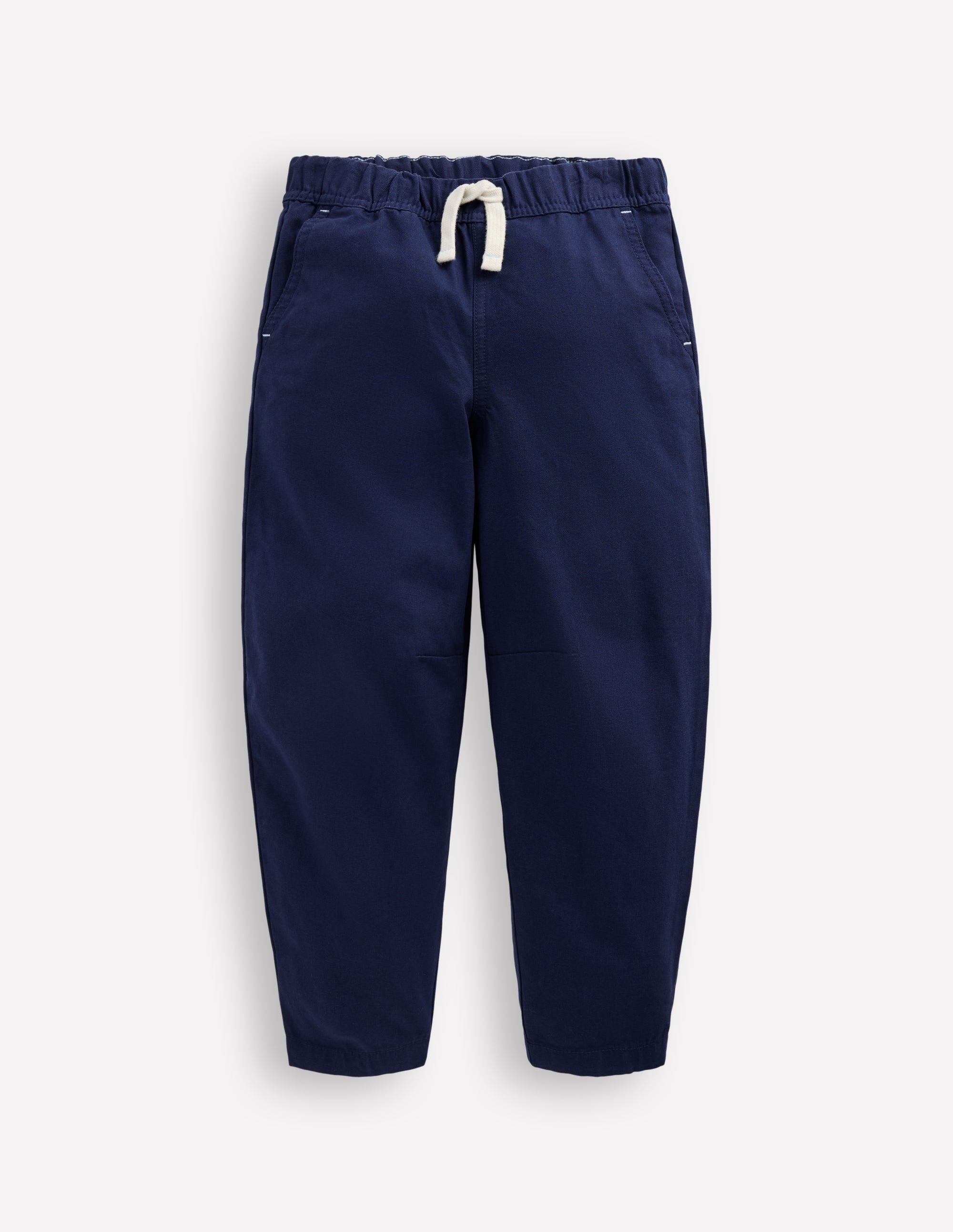 Pull-on Relaxed Trousers-Medieval Blue - Image 2