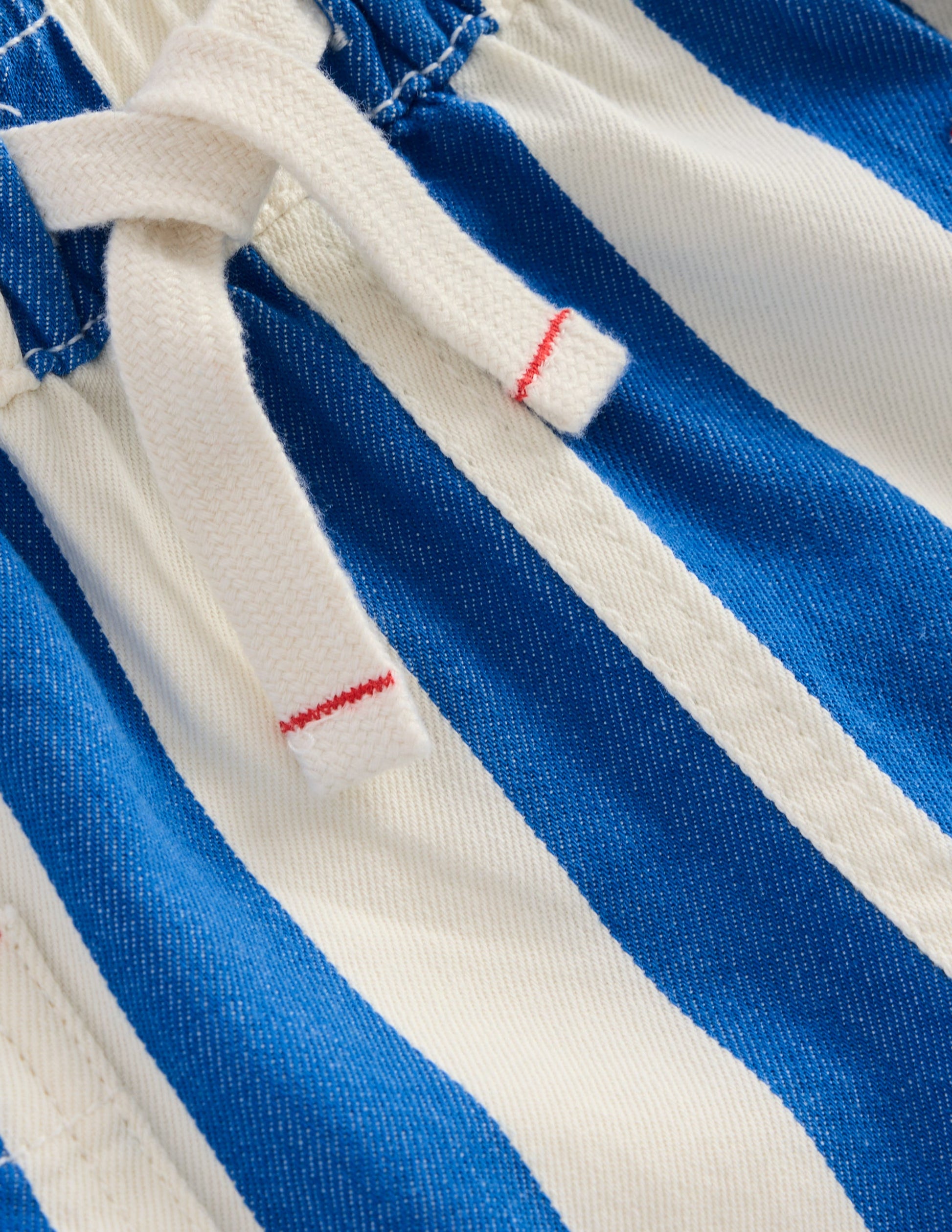 Cotton Pocket Shorts-Blue Stripe-4