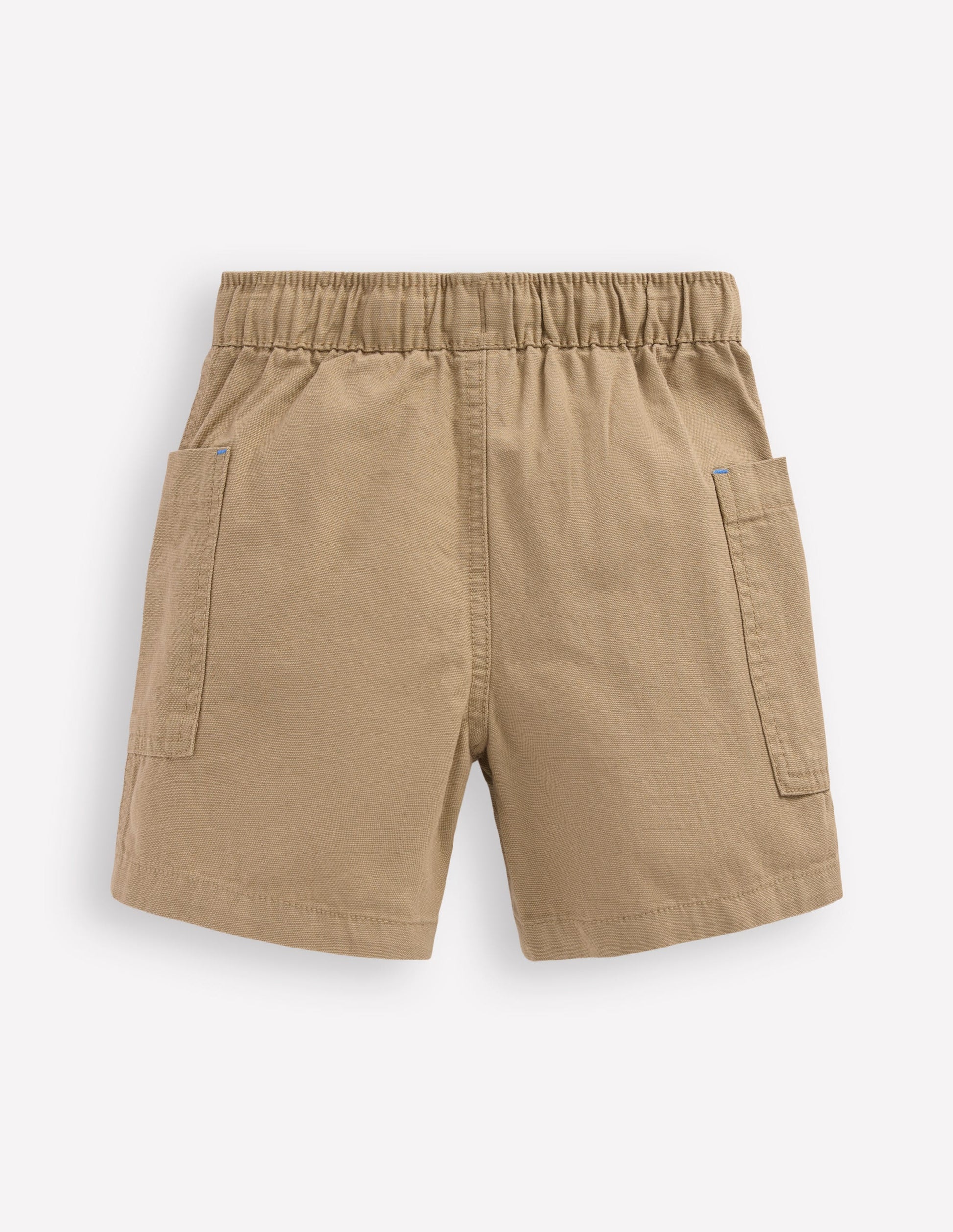 Cotton Pocket Shorts-Macadamia-2