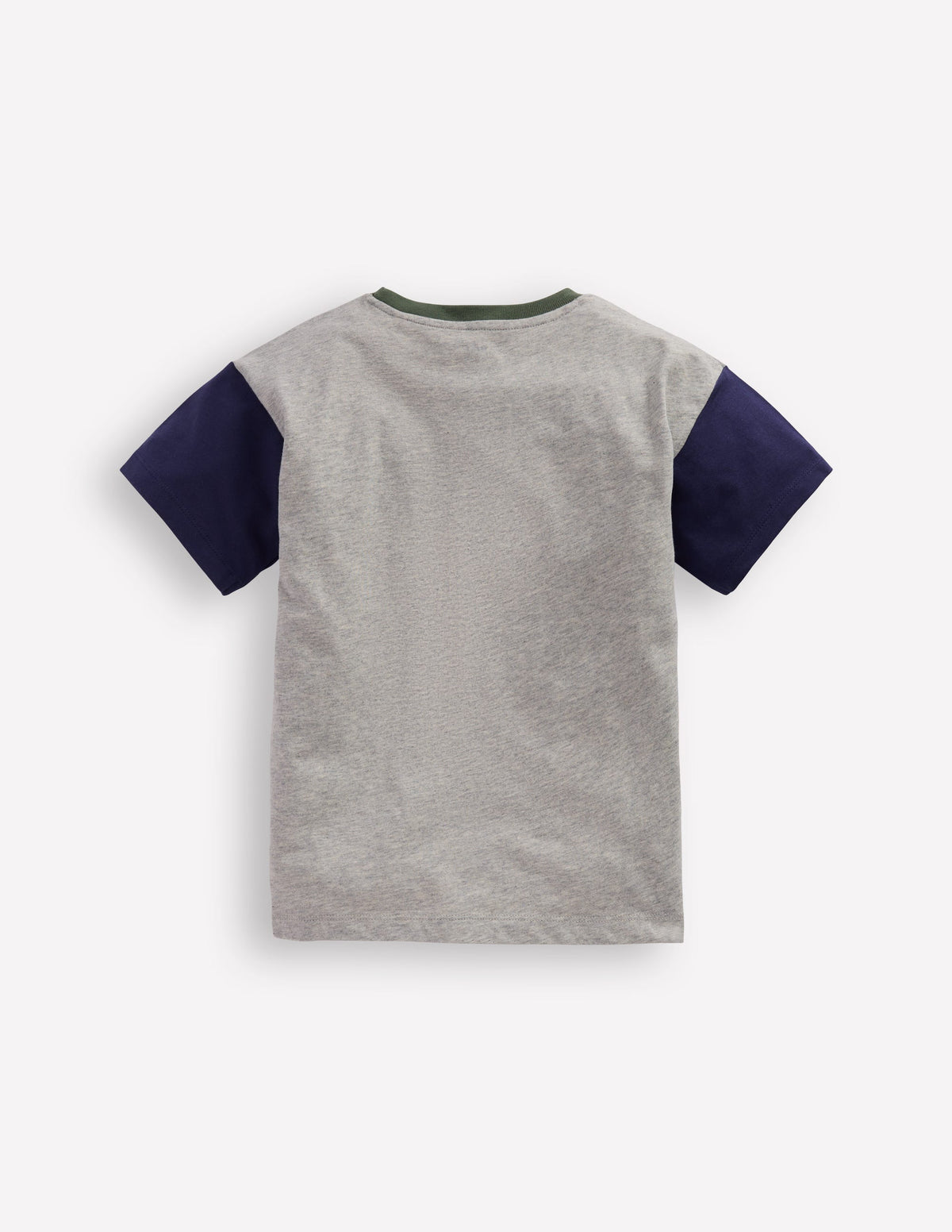 Relaxed Ripstop Pocket T-shirt-Grey Marl - Image 2