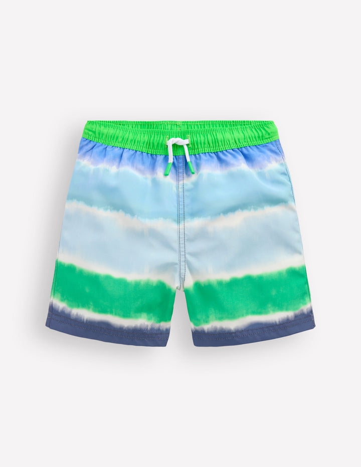 Swim Shorts-Blue Tie Dye