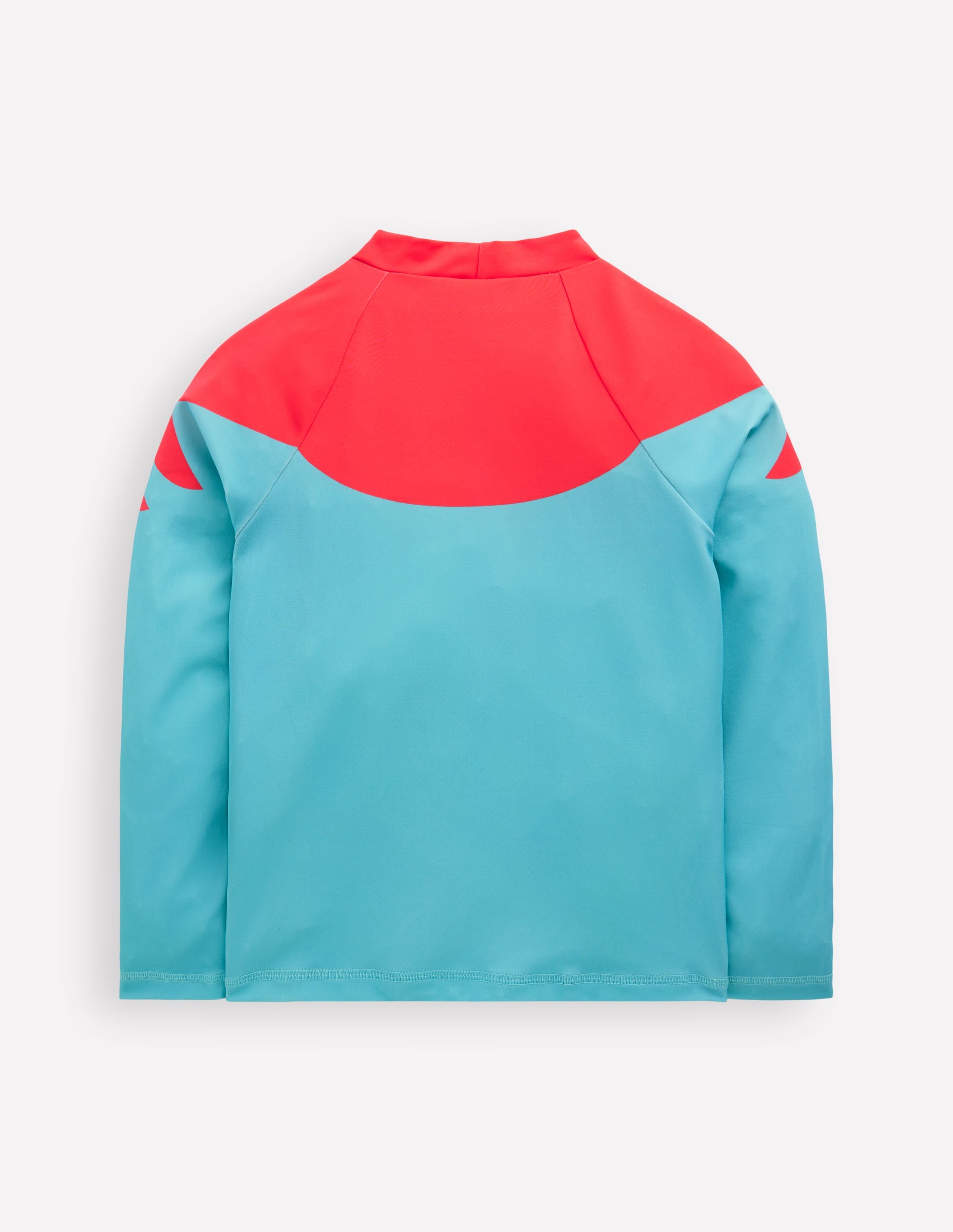 Sun Safe Fun Rash Vest-Aqua Sea Blue Crab - Image 2