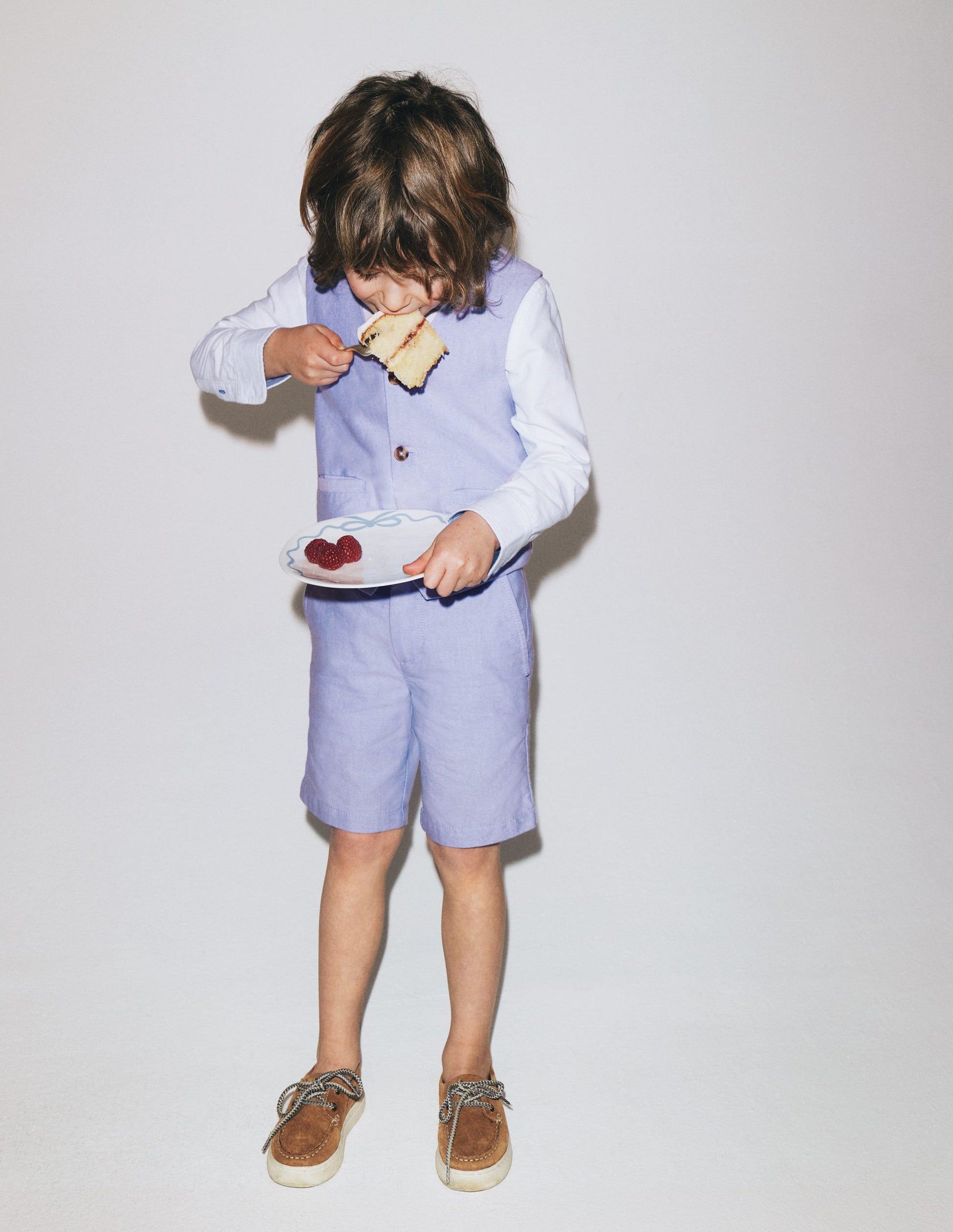 Classic Chino Shorts-Blue Oxford-5