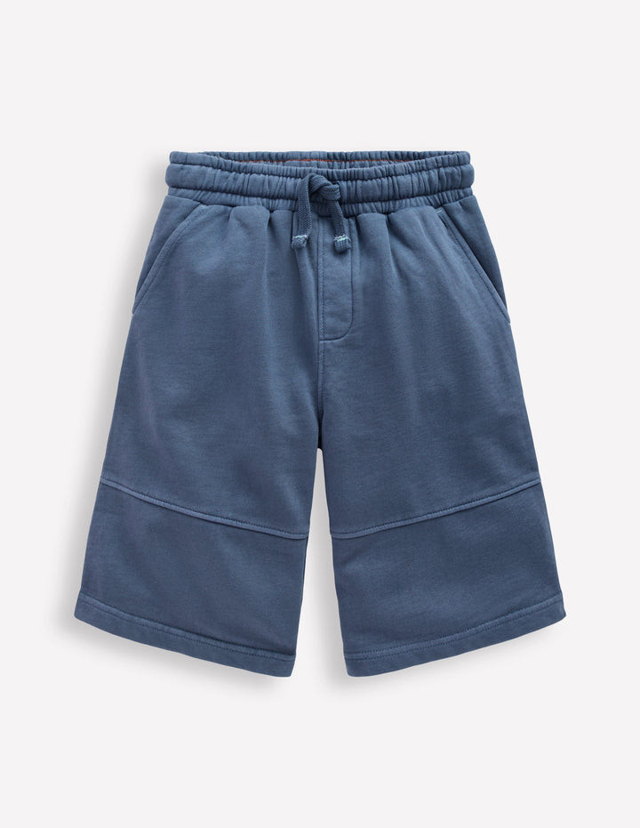 Garment Dye Bermuda Shorts-Navy