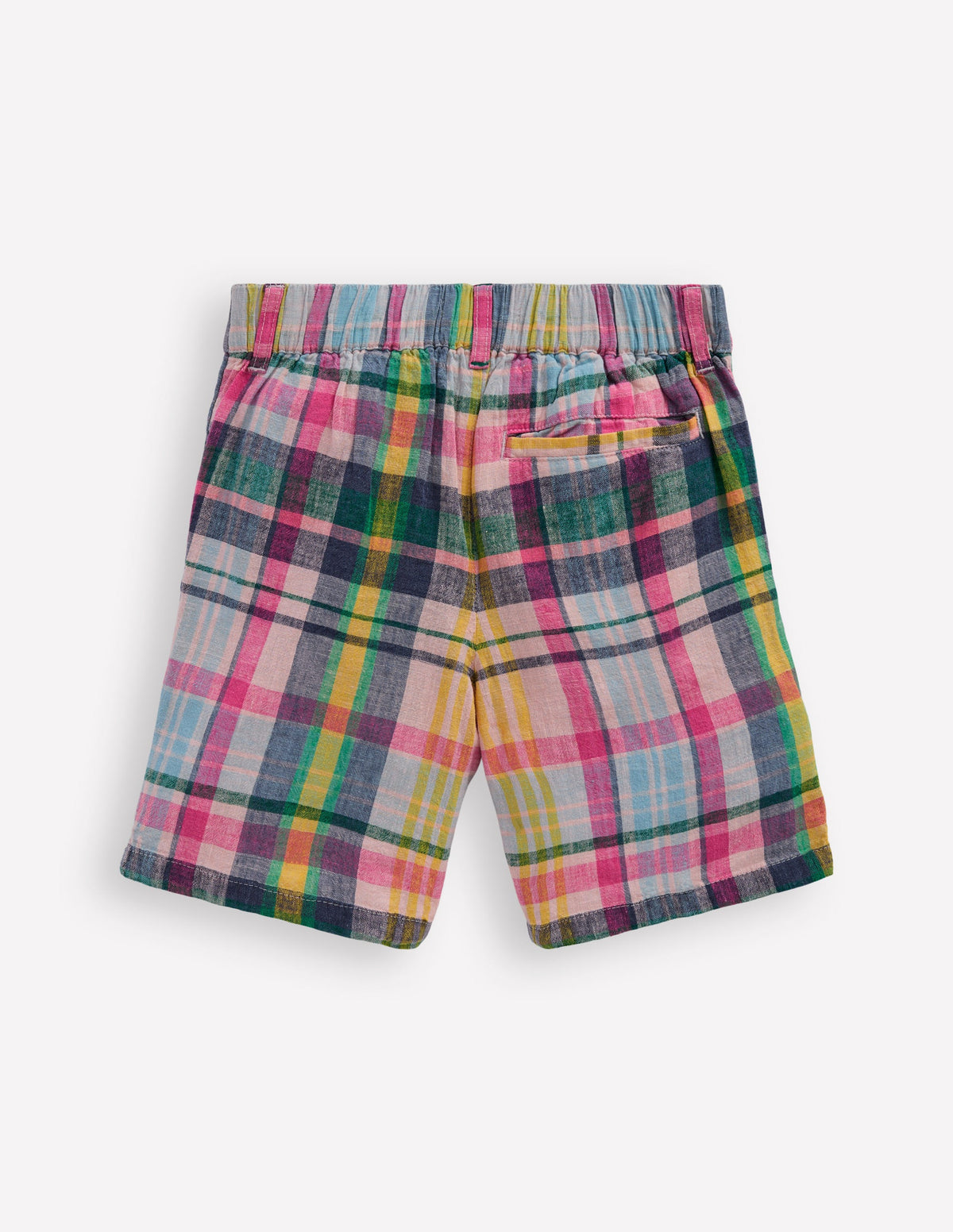 Madras Check Shorts-Madras Check - Image 2