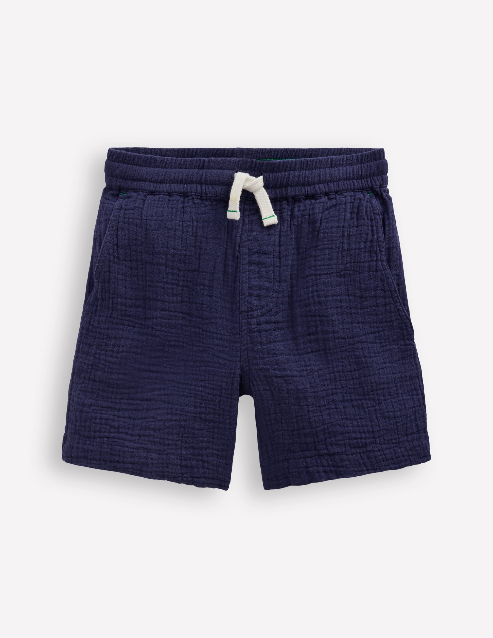 Double Cloth Shorts-Navy - Image 2