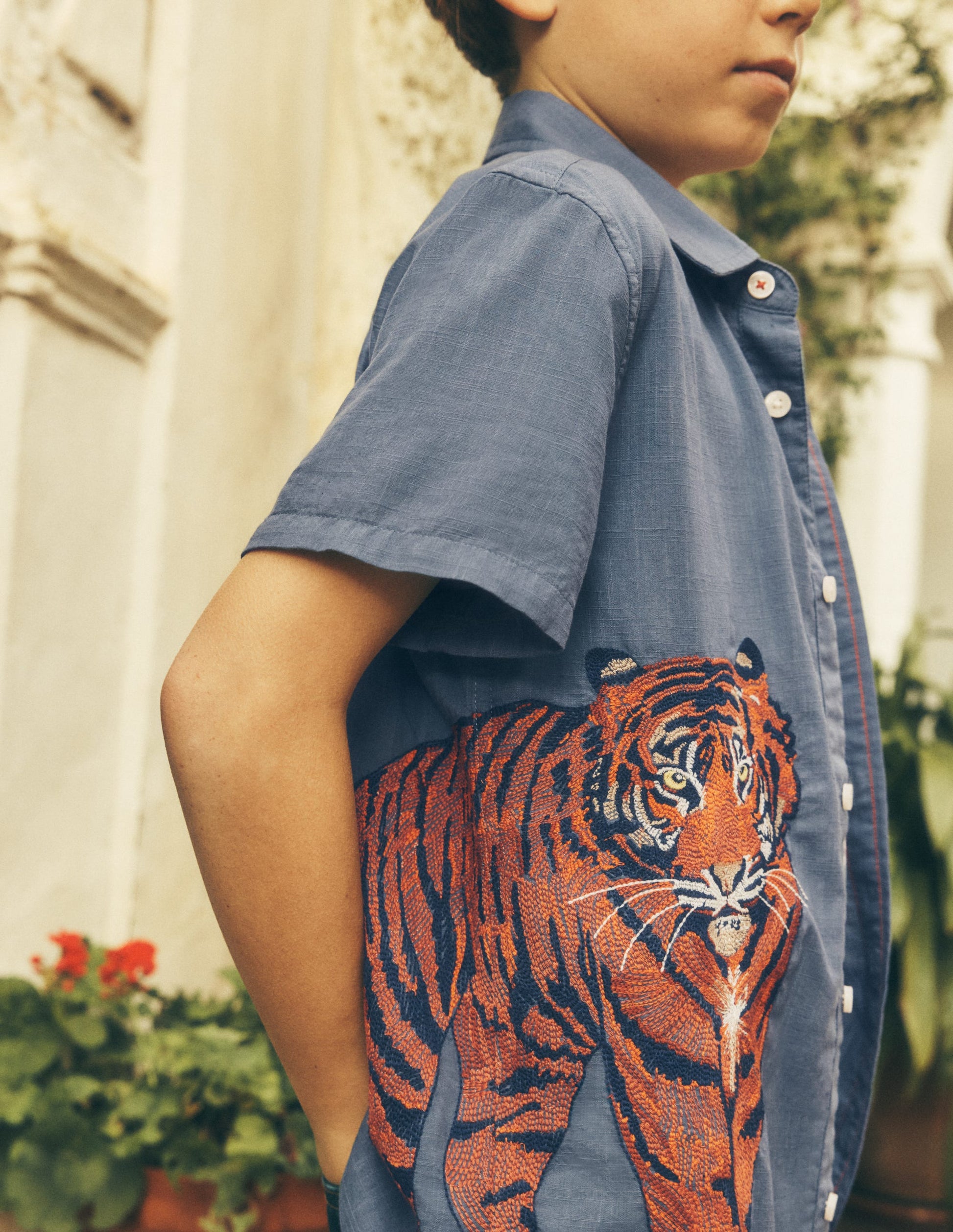 Superstitch Shirt-Vintage Indigo Tiger-3