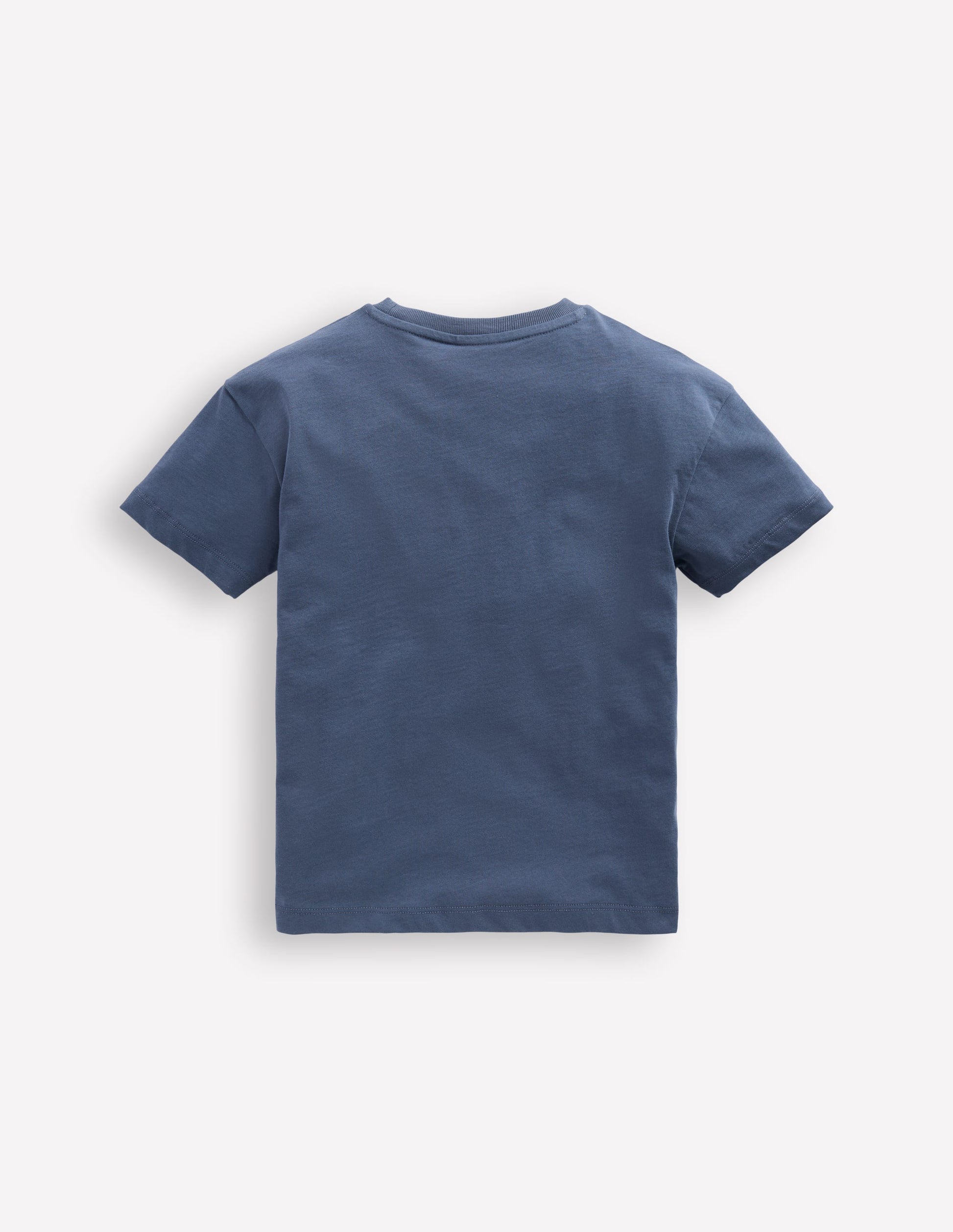 Relaxed Sport Graphic T-shirt-Robot Blue Tennis-2