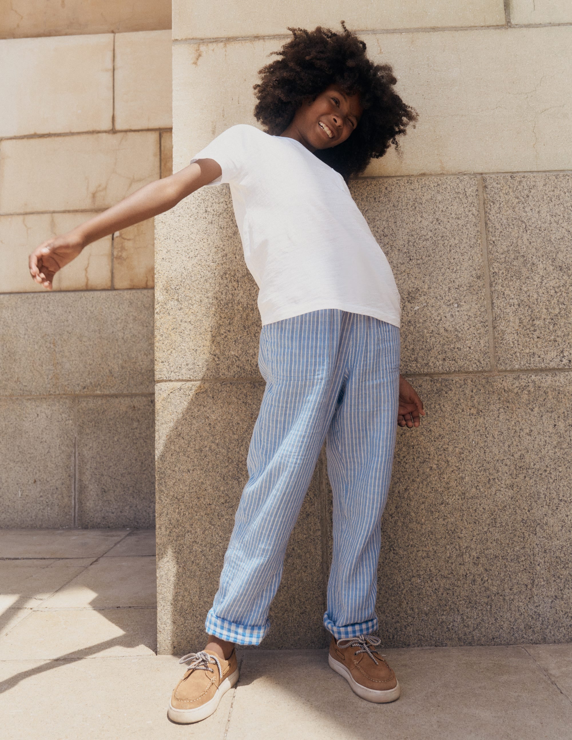 Double Cloth Summer Trouser-Stripes - Image 5