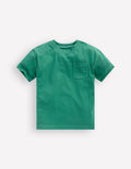 Garment Dye Relaxed T-shirt-Spruce Green