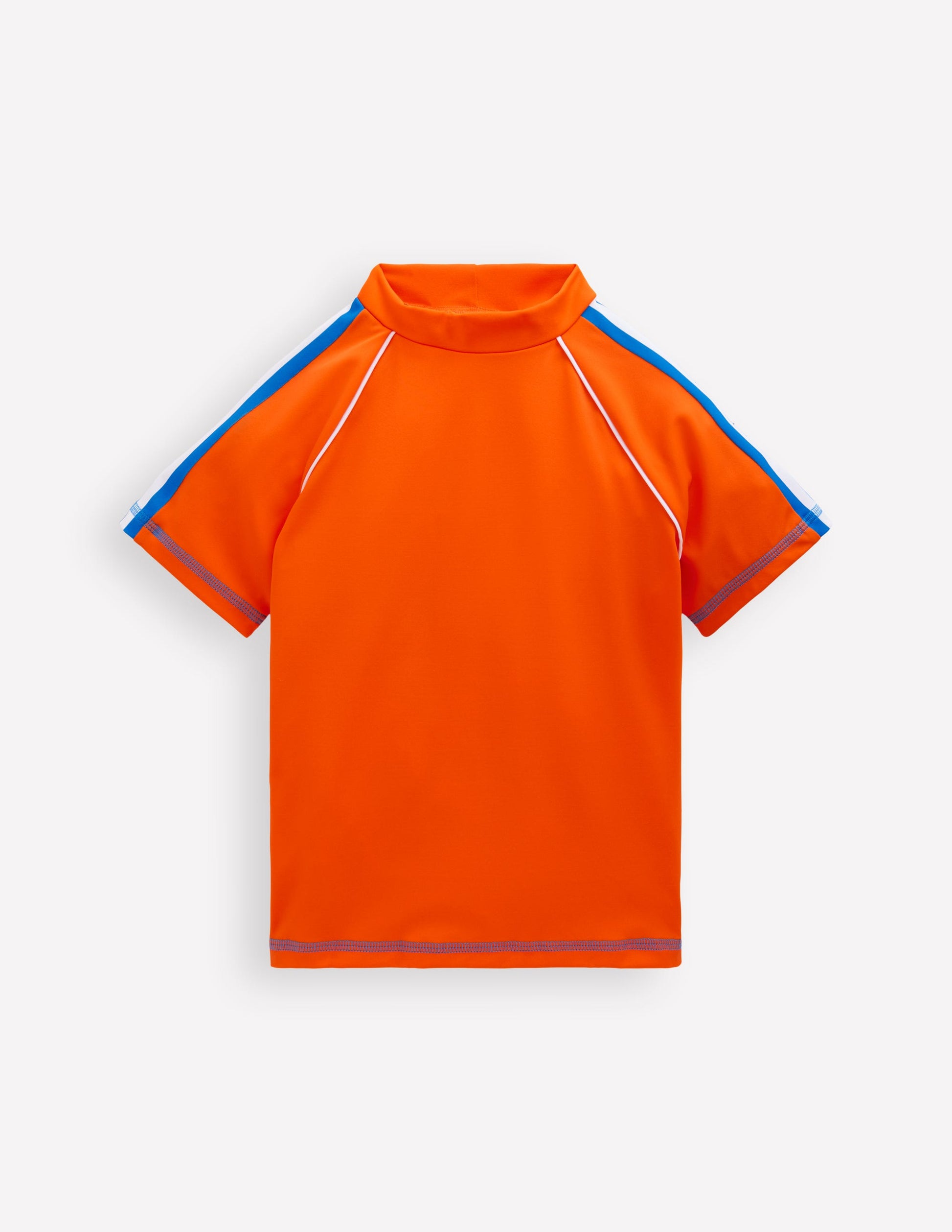 Short Sleeve Rash Vest-Bright Orange-1