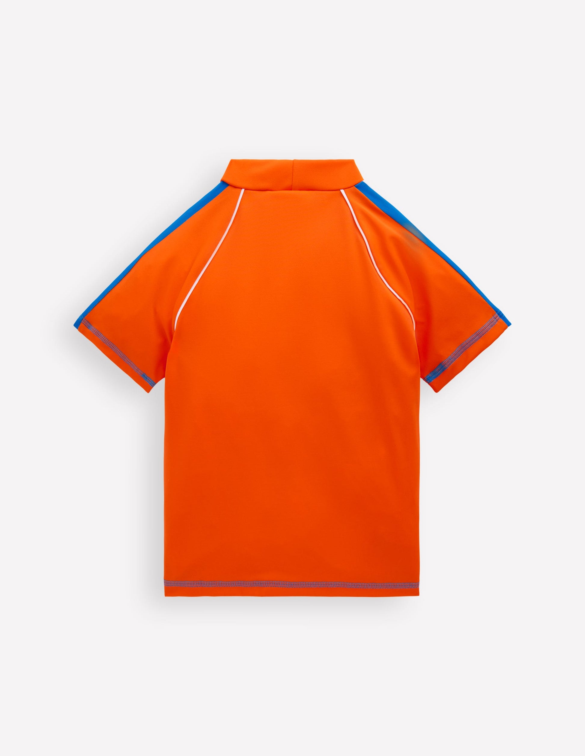 Short Sleeve Rash Vest-Bright Orange-2