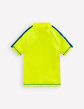 Short Sleeve Rash Vest-Acid Yellow