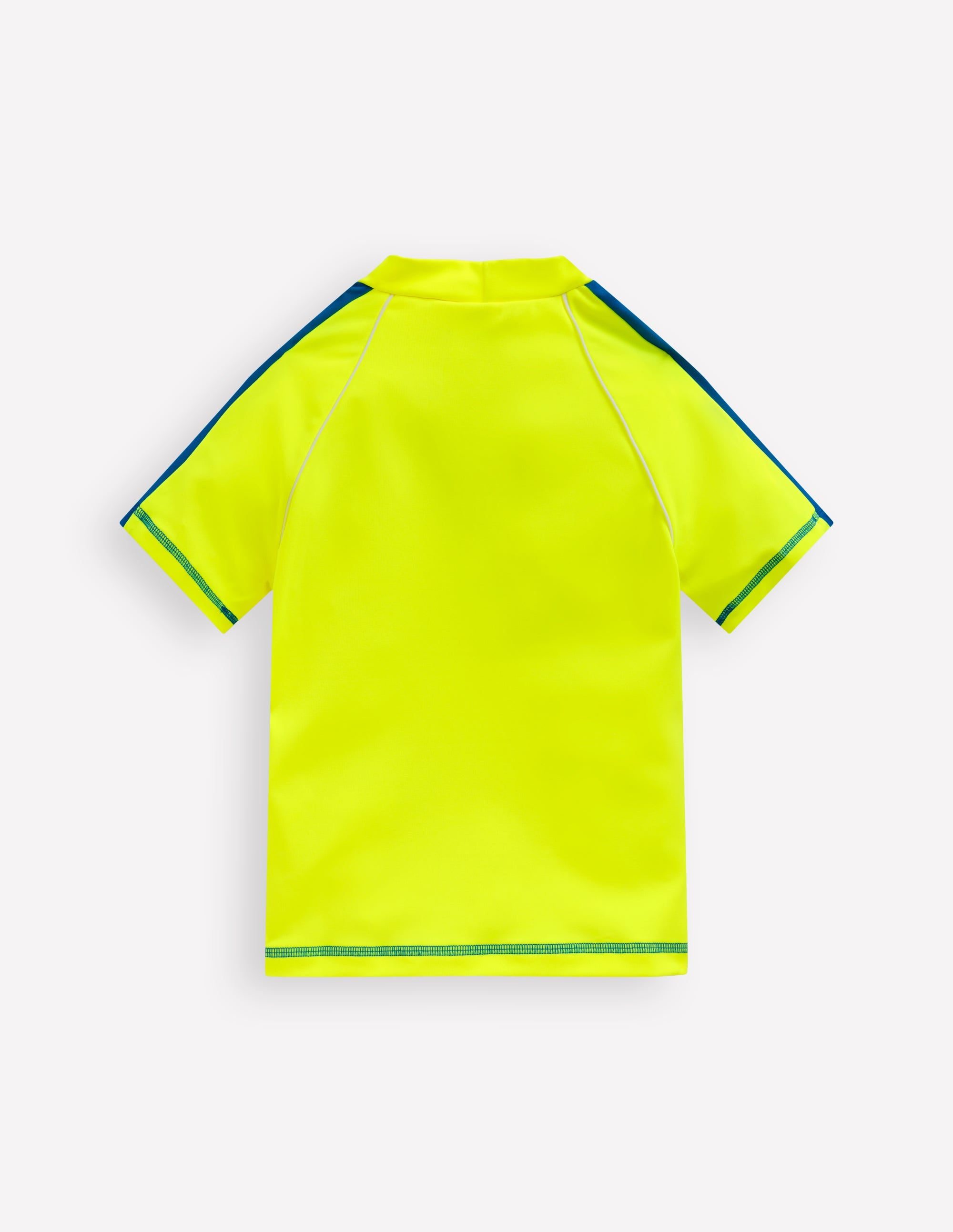 Short Sleeve Rash Vest-Acid Yellow - Image 2